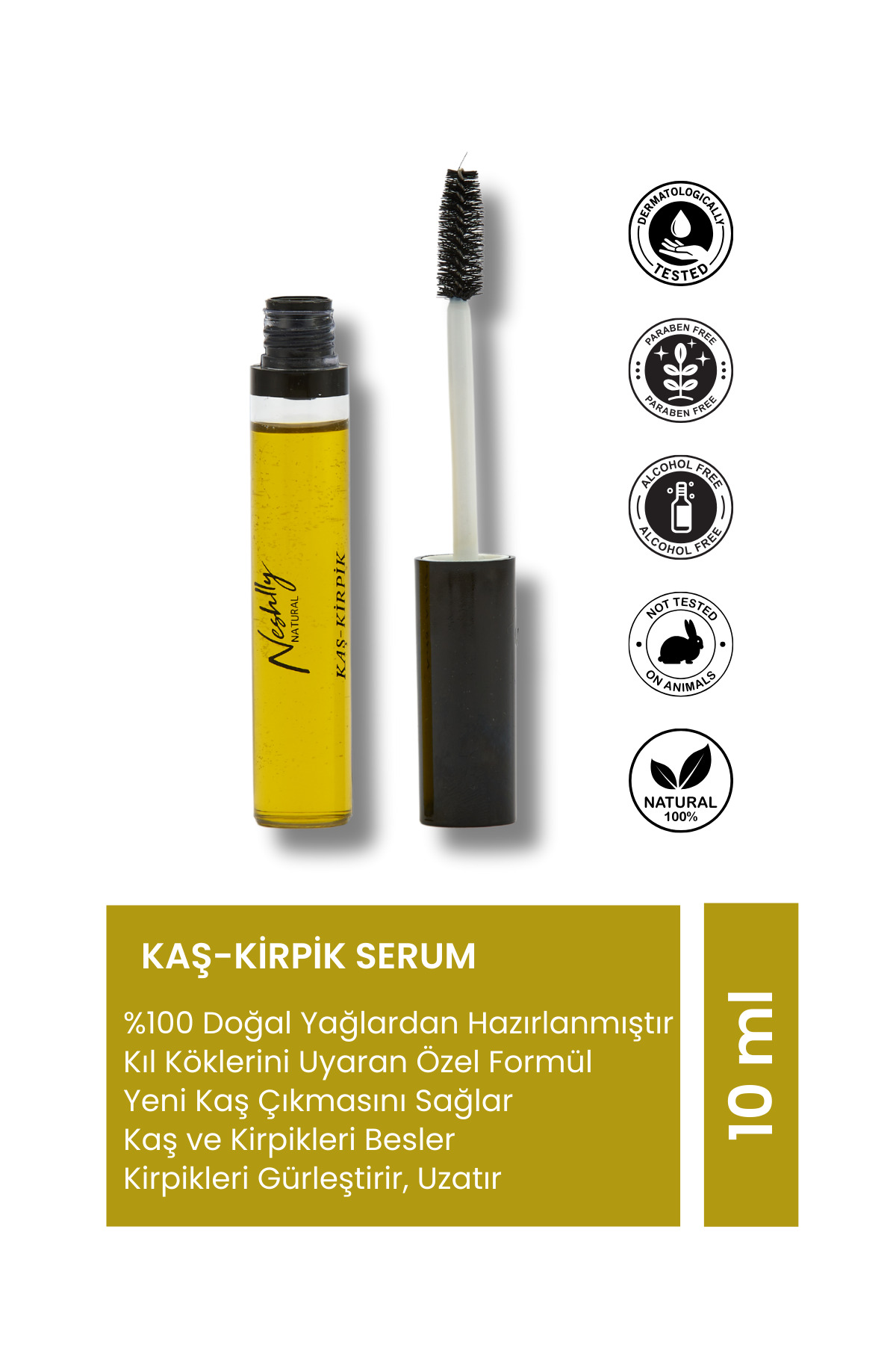NESHLLY NATURAL Neshlly Doğal Kaş-kirpik Serumu