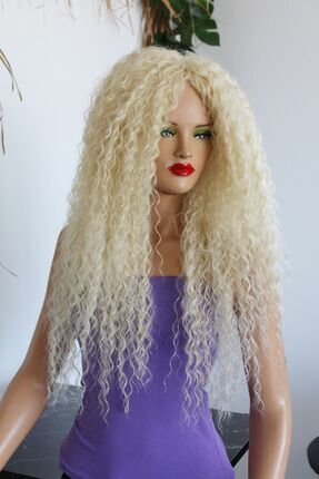 Marjinal Saç Bükücü Afro Dalgası Peruk - Afro Saç - Afro Peruk - Kıvırcık Per...