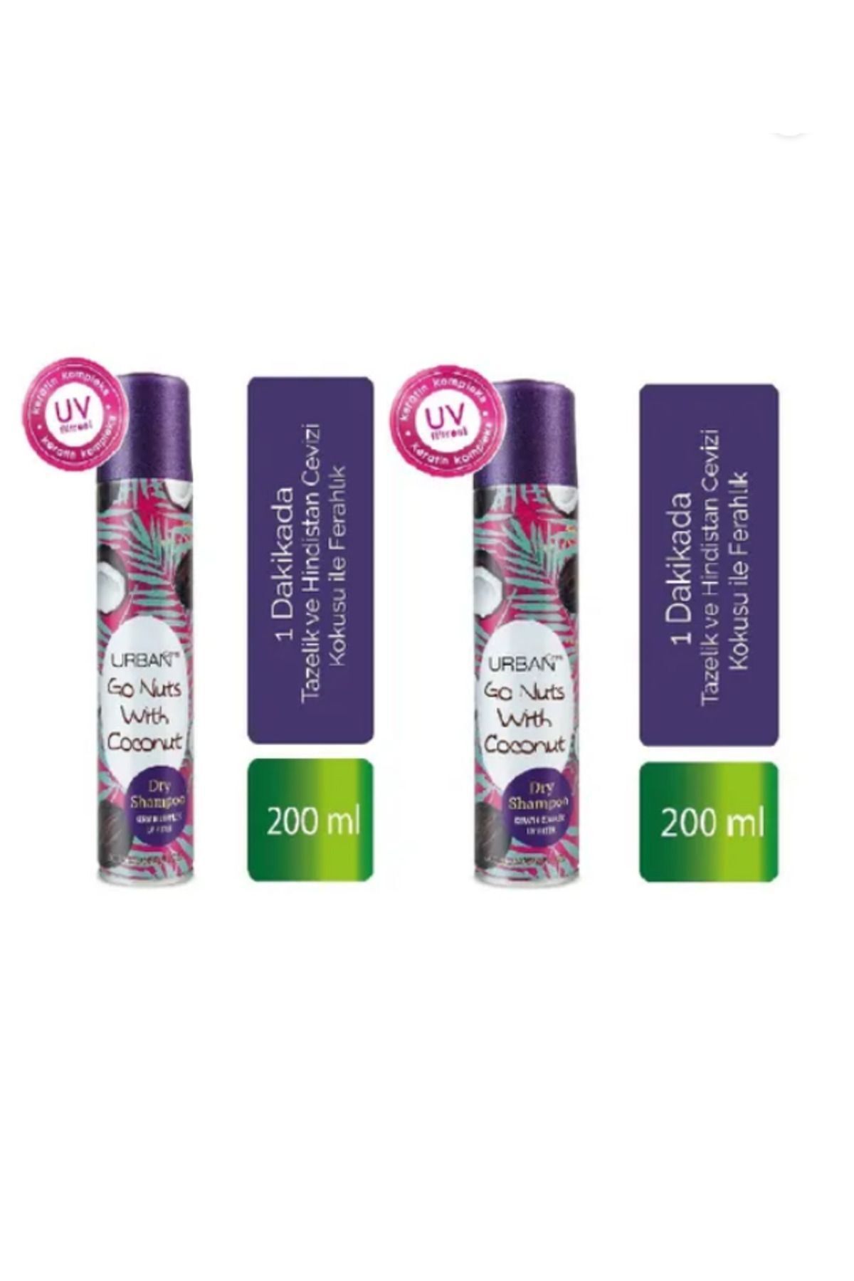 Urban Care Tazelik Ve Hindistan Cevizi Kokusu Ile Ferahlık Sağlayan Kuru Şampuan 200 Ml X 2 Adet