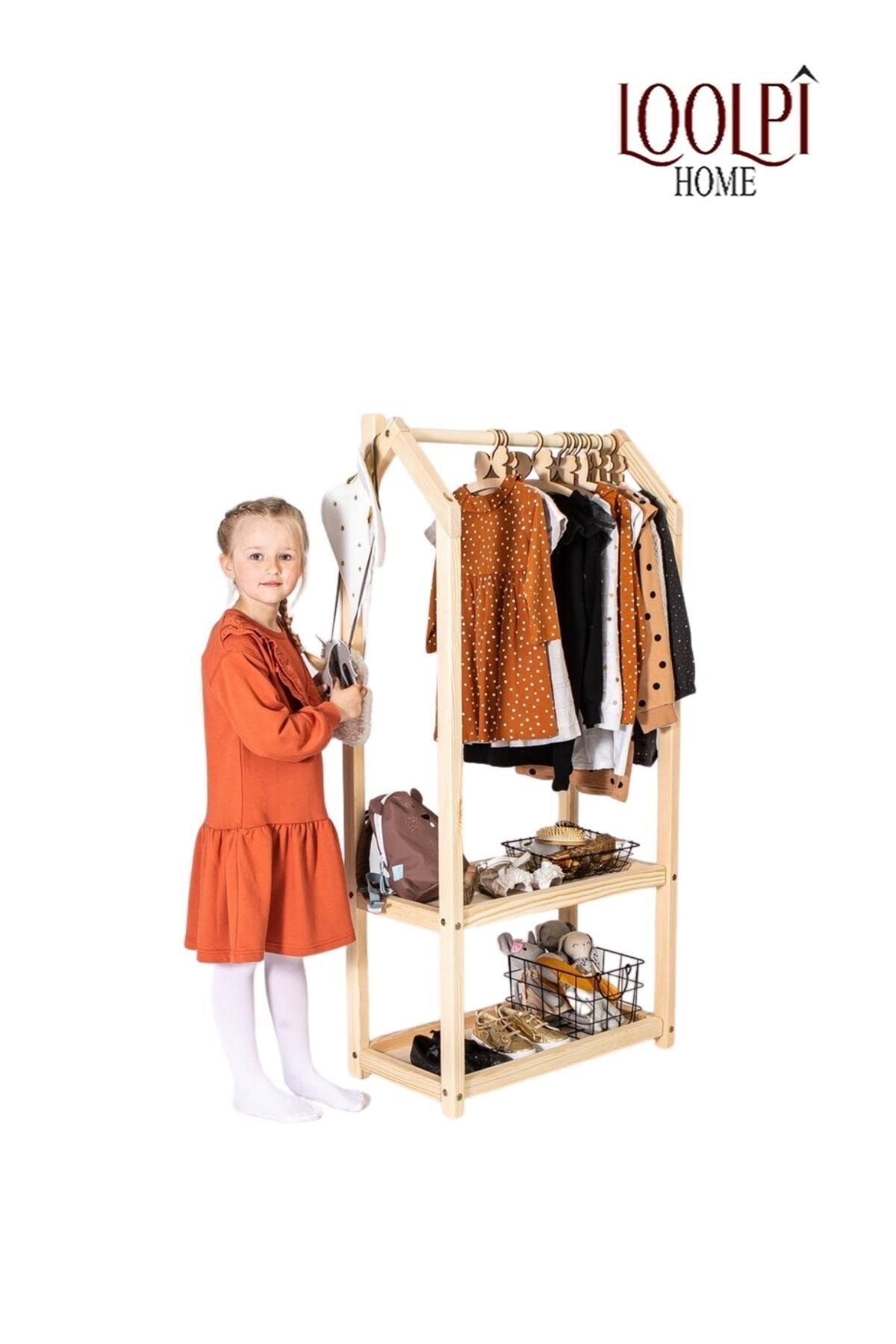 Loolpi Home Montessori Elbise Askılık fotoğrafı 4 (önizleme)