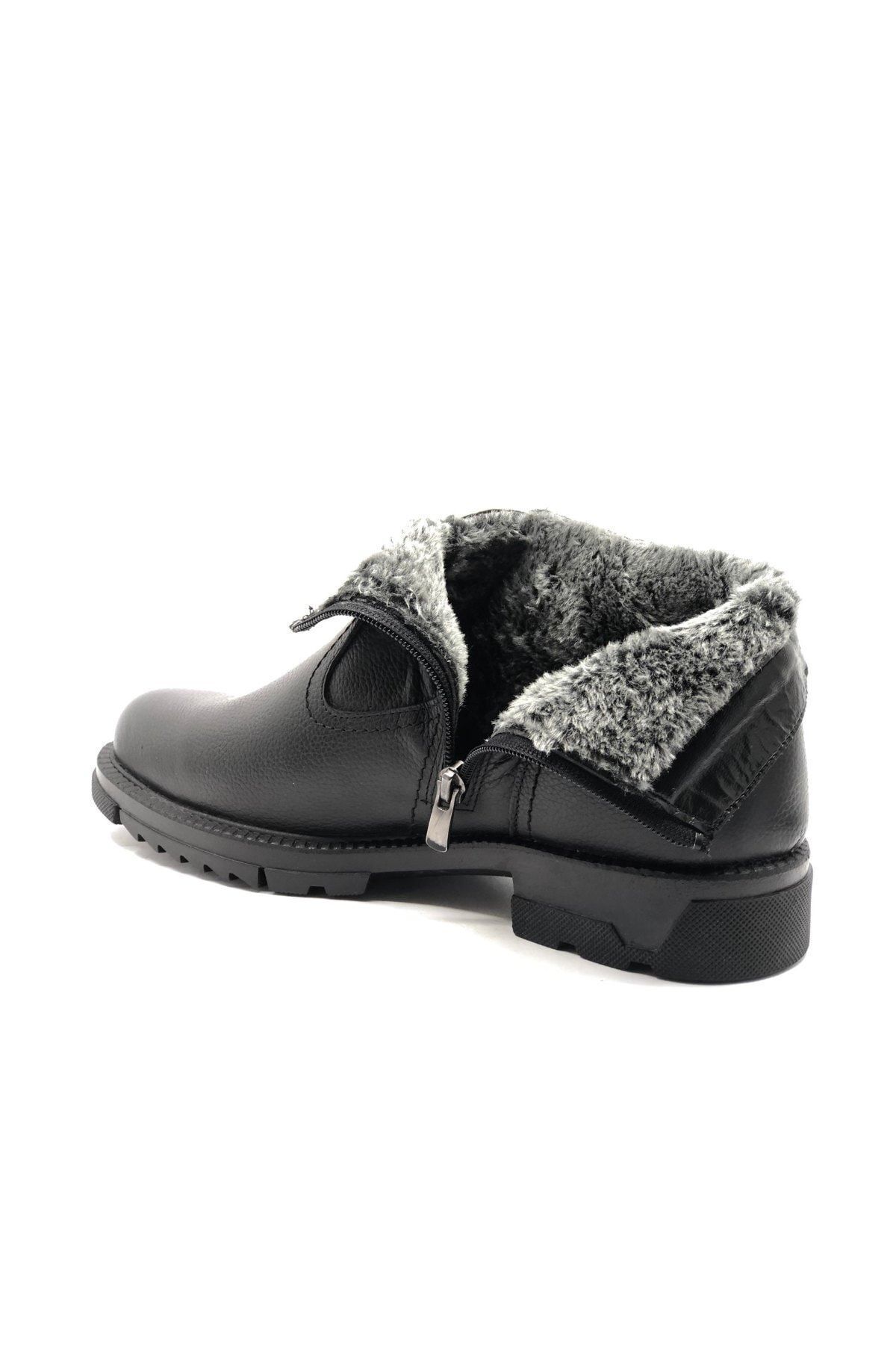 w white stars sports & wear-Genuine Leather Inside Fur Special Sole Italian Style Water Resistant Winter Boots 6