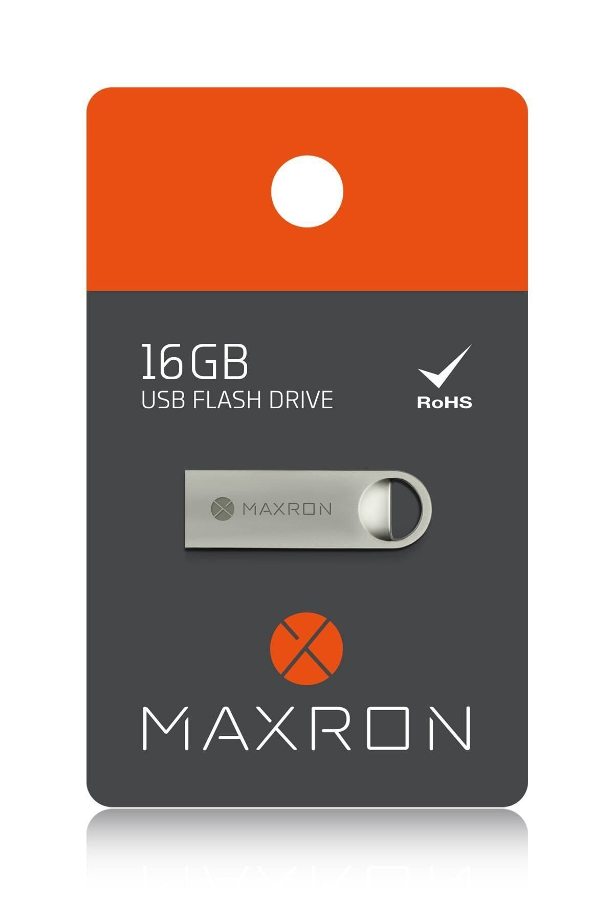 Maxron-16 GB Flash Memory Metal Body Secure USB Memory Data Traveler 4