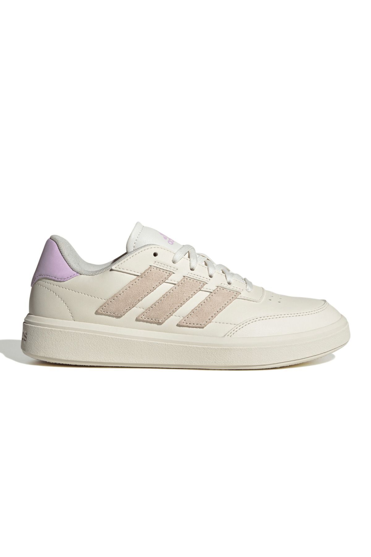 کفش تنیس کرمی زنانه CourtBlock IF6508 اورجینال adidas