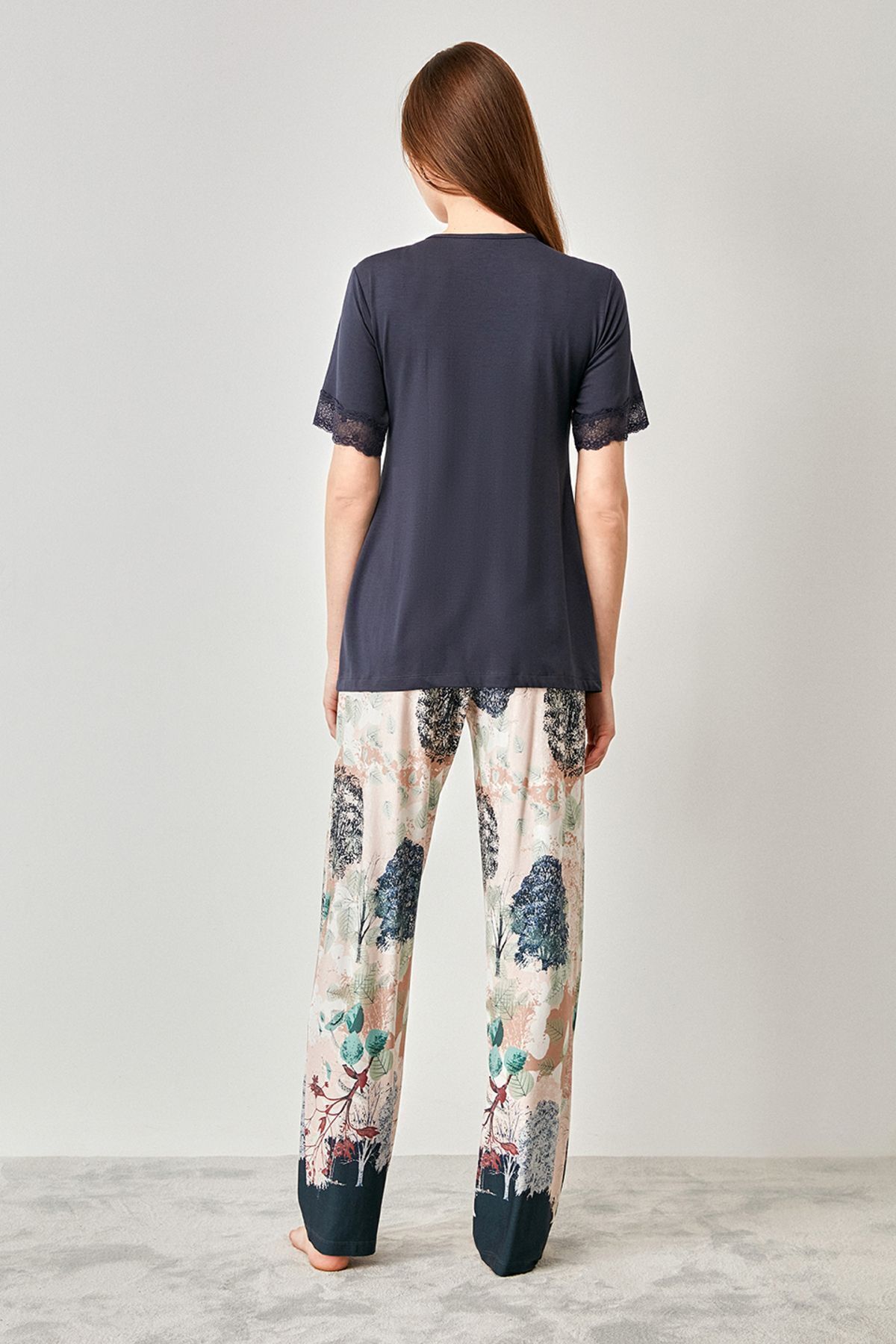 Catherine's-Soft Textured Pajama Set for Pregnant Women 3