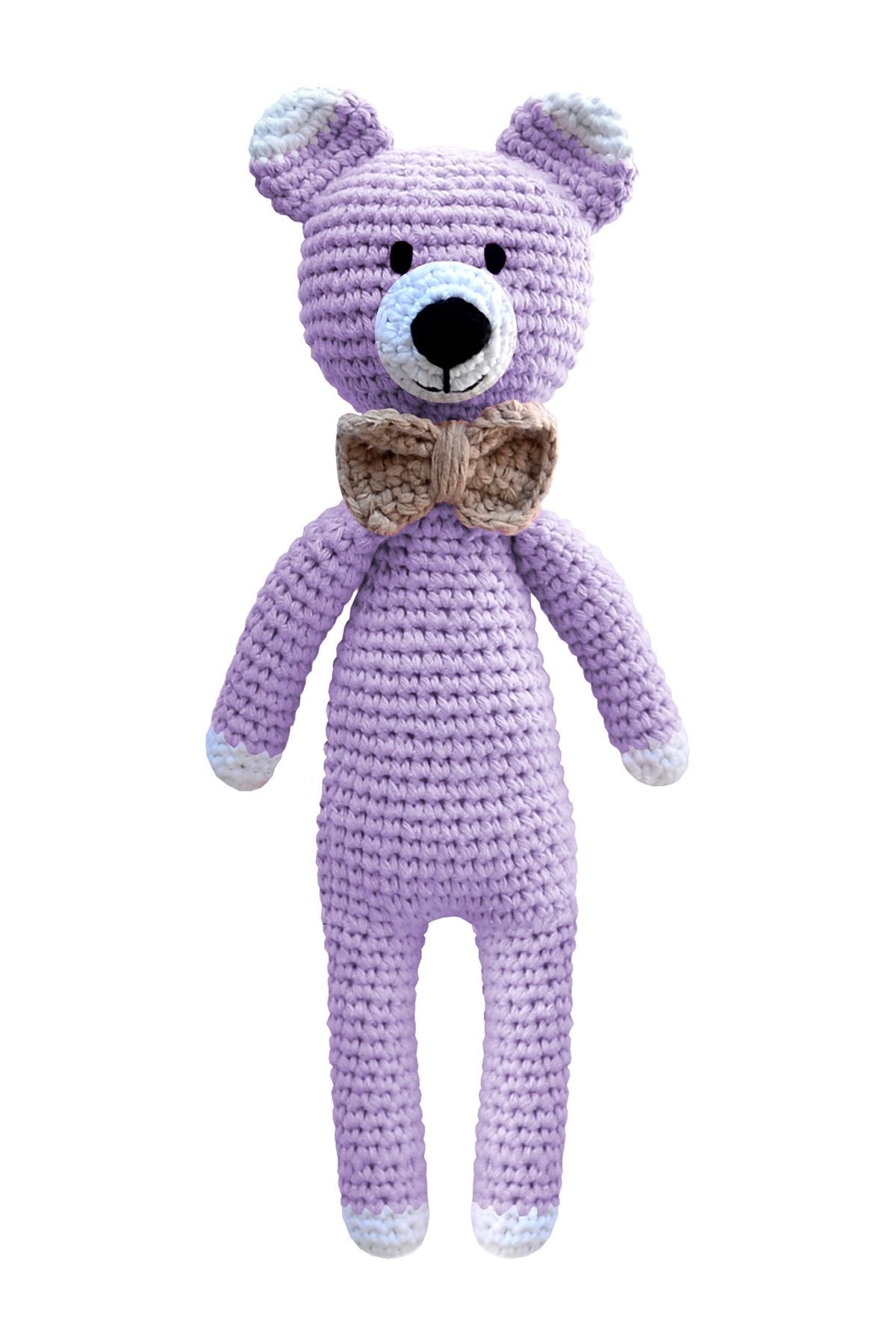 flamintoy Bebek Hediye Seti Uyku Arkadaşı Emzik Zinciri Diş Kaşıyıcı Çıngırak Amigurumi Oyuncak Bebek fotoğrafı 2 (önizleme)