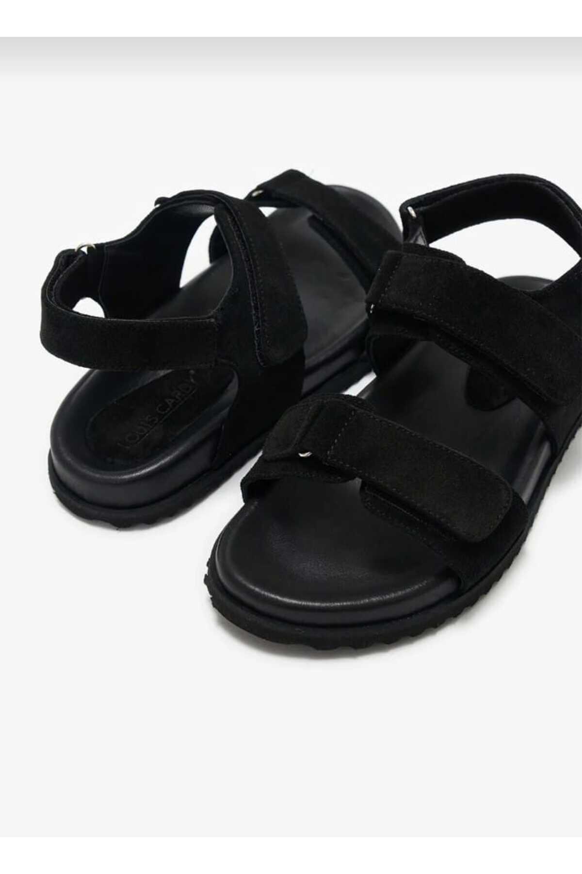 صندل زنانه مشکی Rugano | 4449 اورجینال - تصویر 4