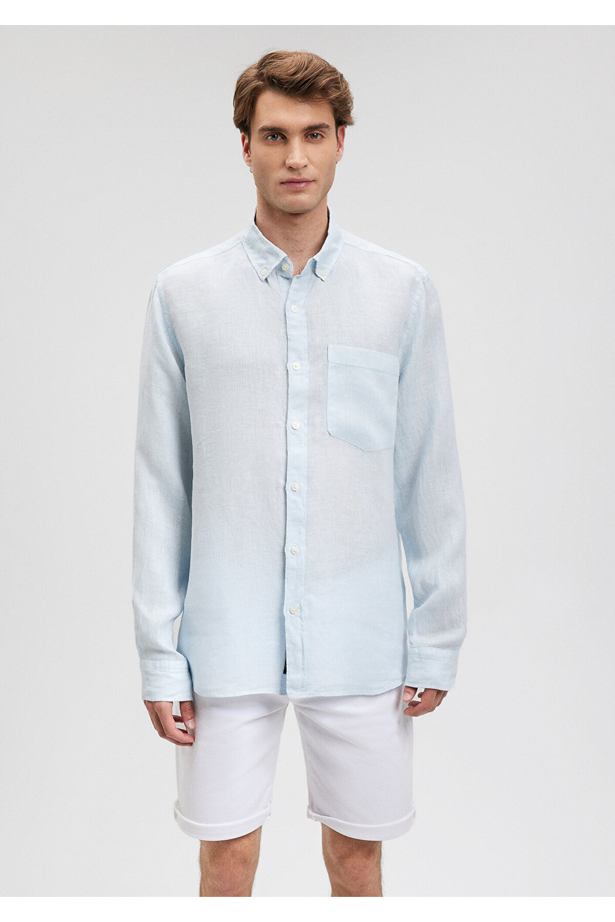 پیراهن مردانه ماوی | 211051 Mavi - Image 3