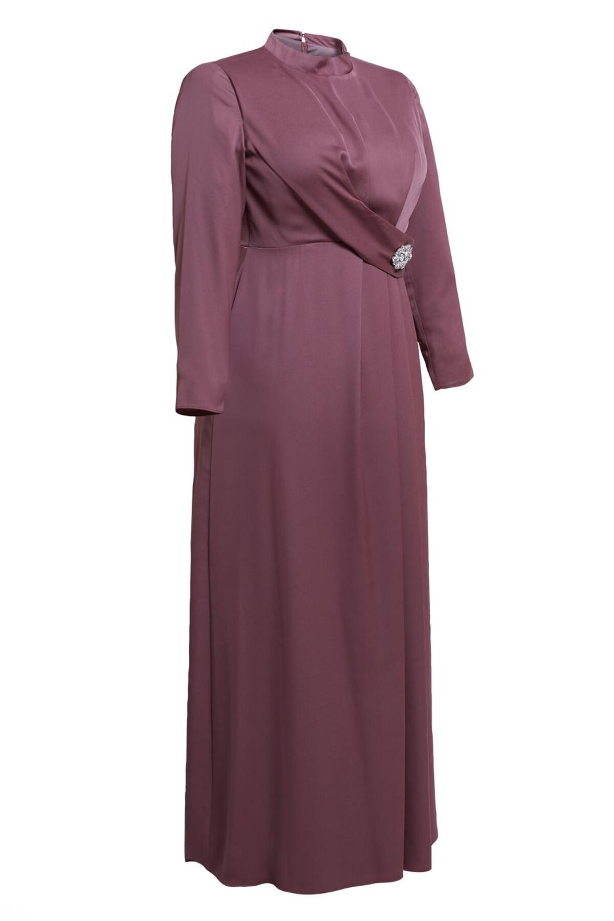 مانتو ابایا زنانه آلوینا | 24YABL0050403 Alvina - Image 2