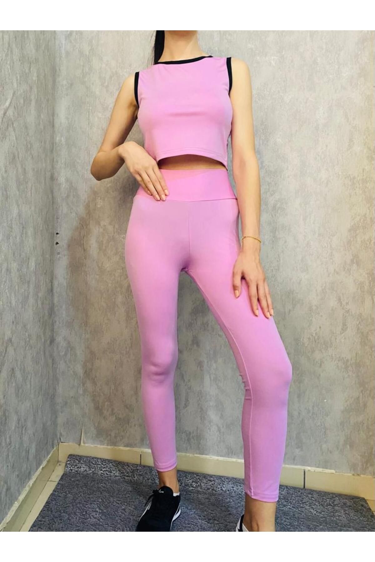 SVG MODA-Pink Svgmoda Diver Leggings Set 1