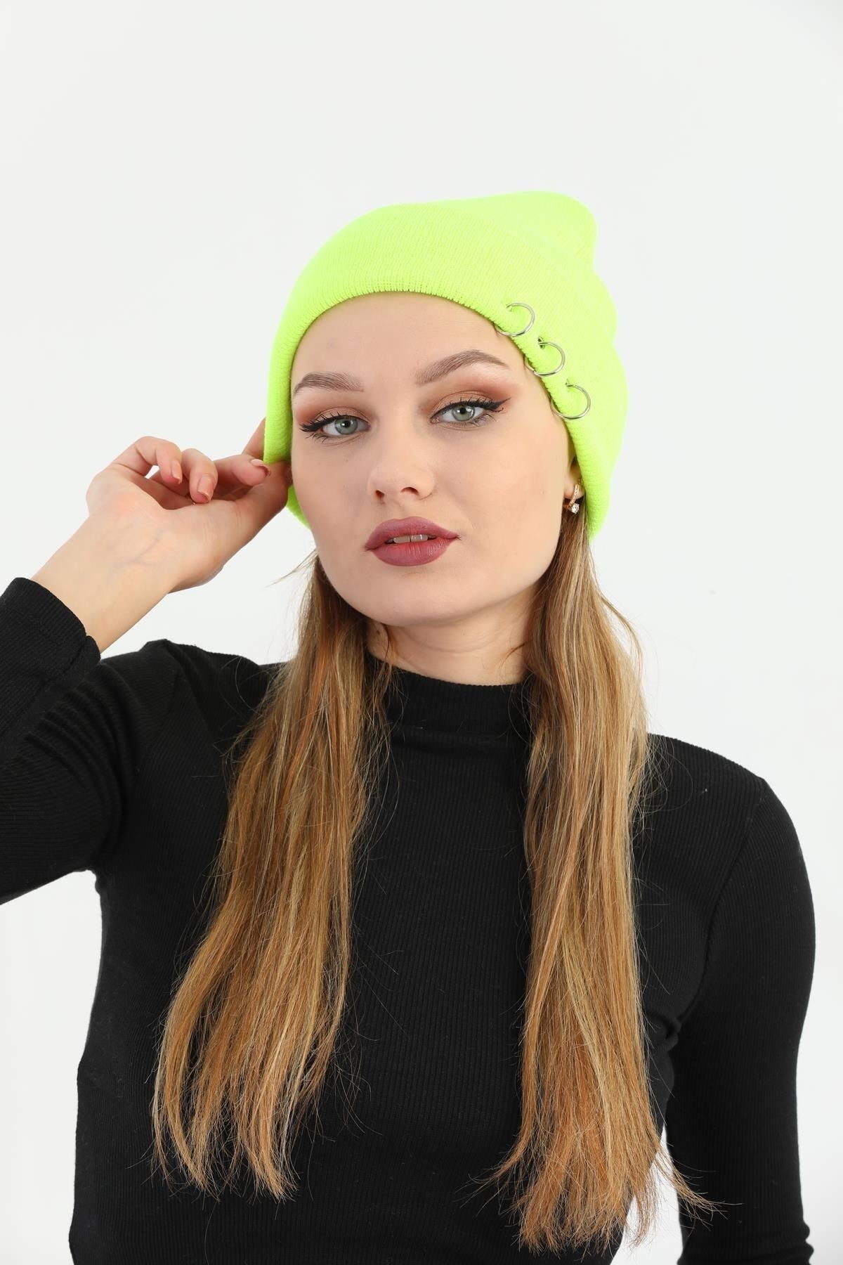 Ritagarcia Căciulă De Iarnă Neoan Yellow Piercing De Damă Femeie - Standard