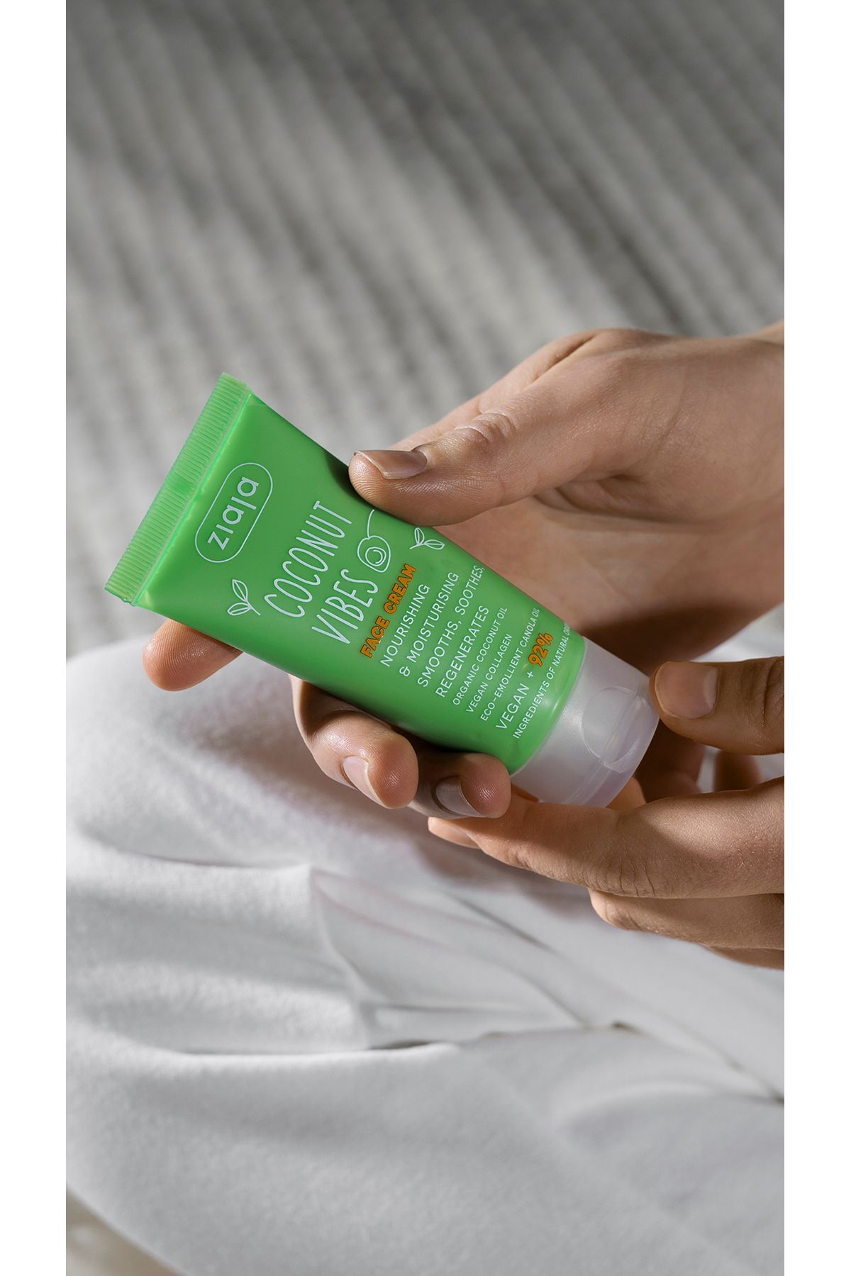 Ziaja-Coconut Vibes 50ml Face Cream - Nourishing and Moisturizing 3