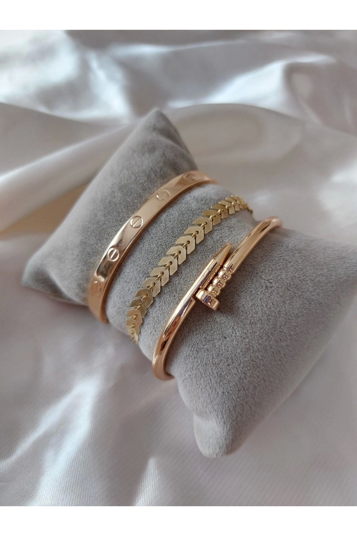 Women's Gold Plated Blackout Original Invoiced Combination Bracelet
