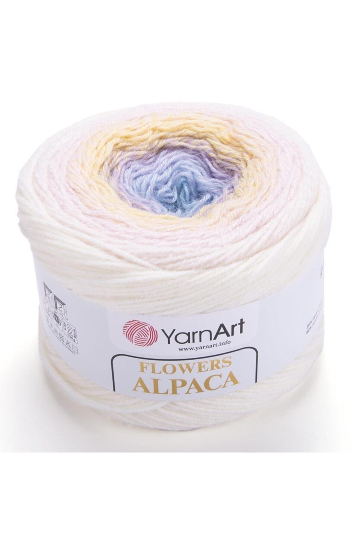 Flowers Alpaca - Ebruli Hand Knitting Thread Ebruli-402