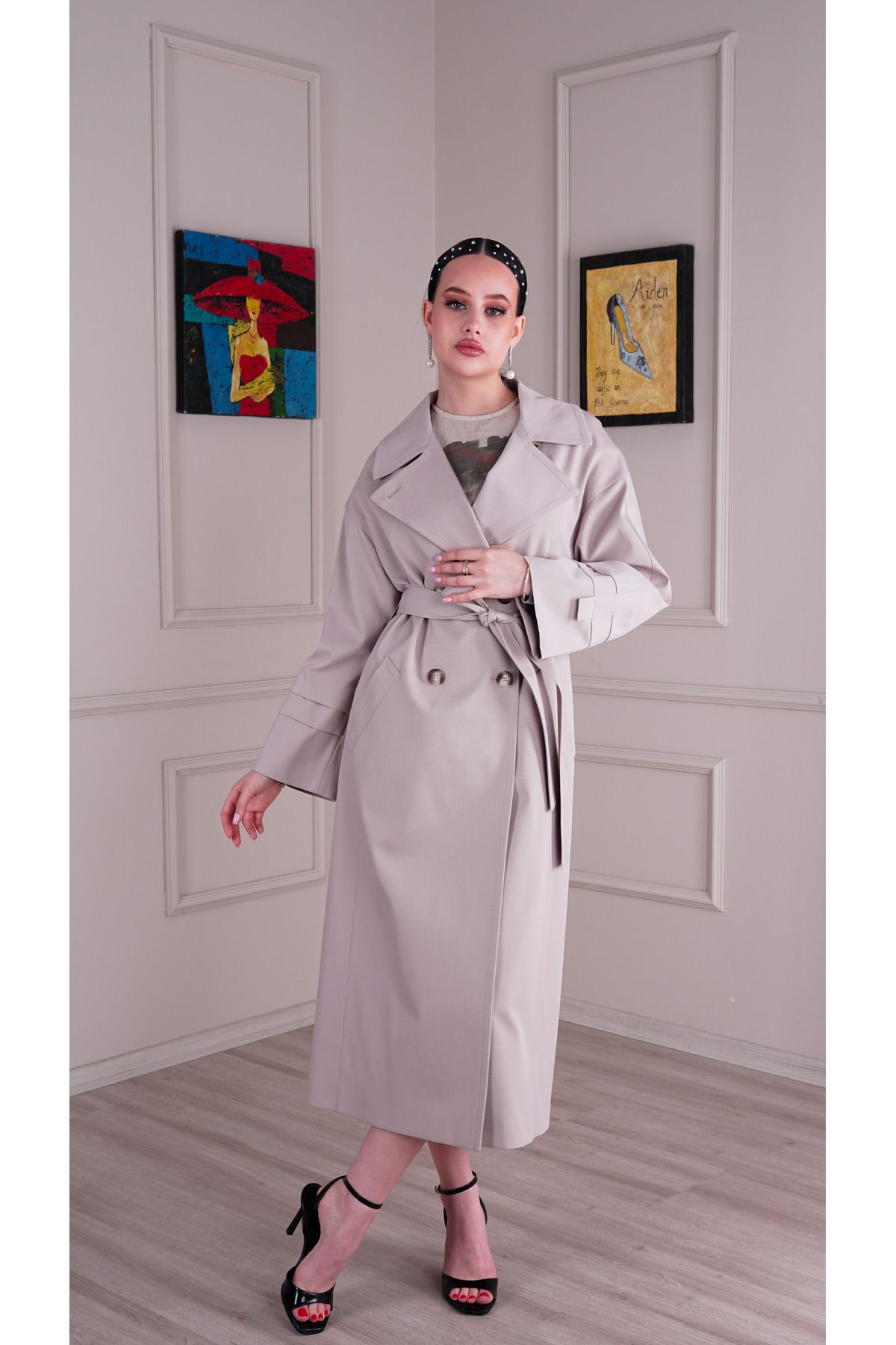 KENT BELİ KUŞAKLI ASTARLI - 21090-SM-A-N