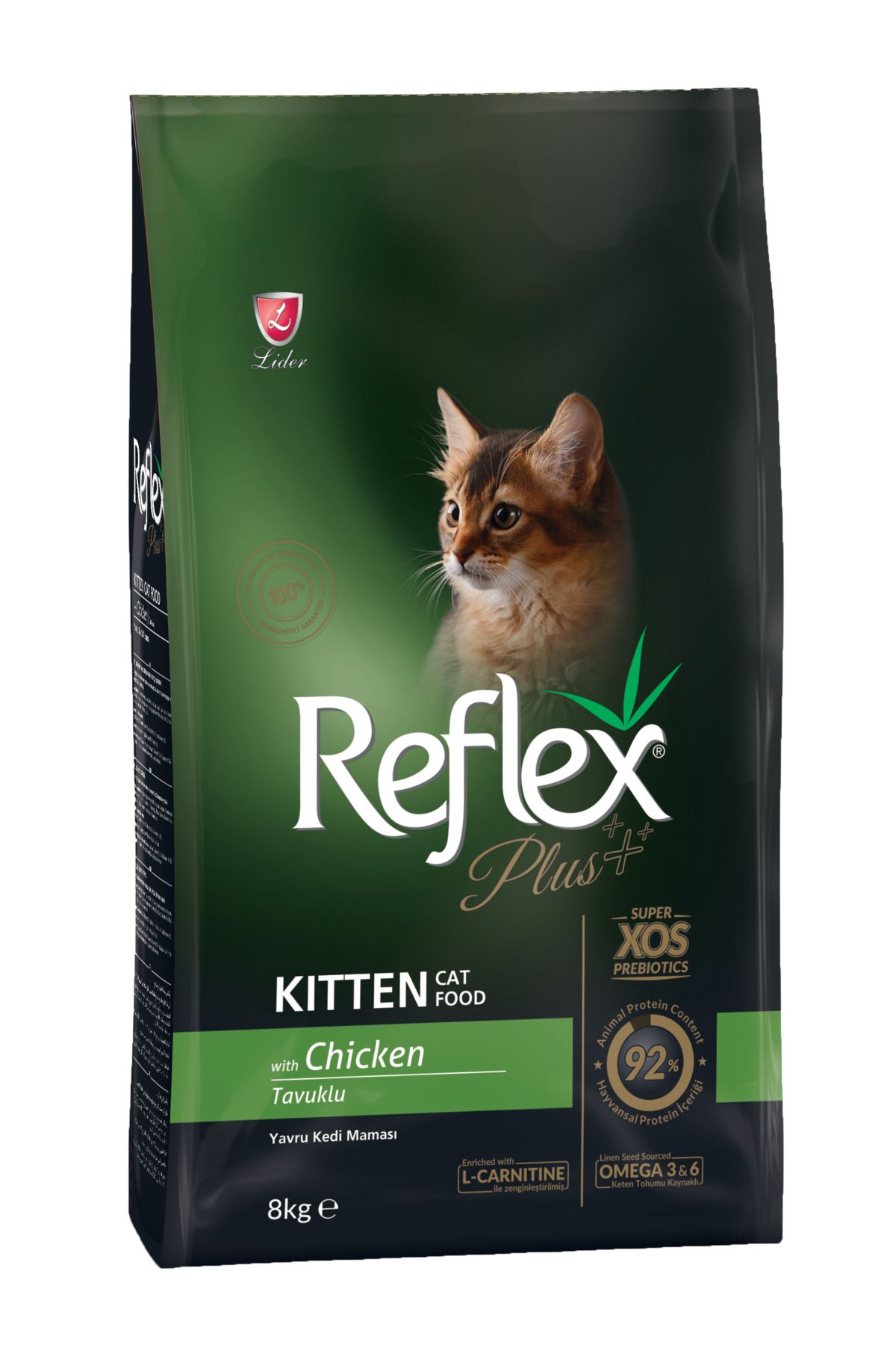 Корм для котят Reflex Plus с курицей 8 кг WESTBALIK8KGKEDIKİTTEN