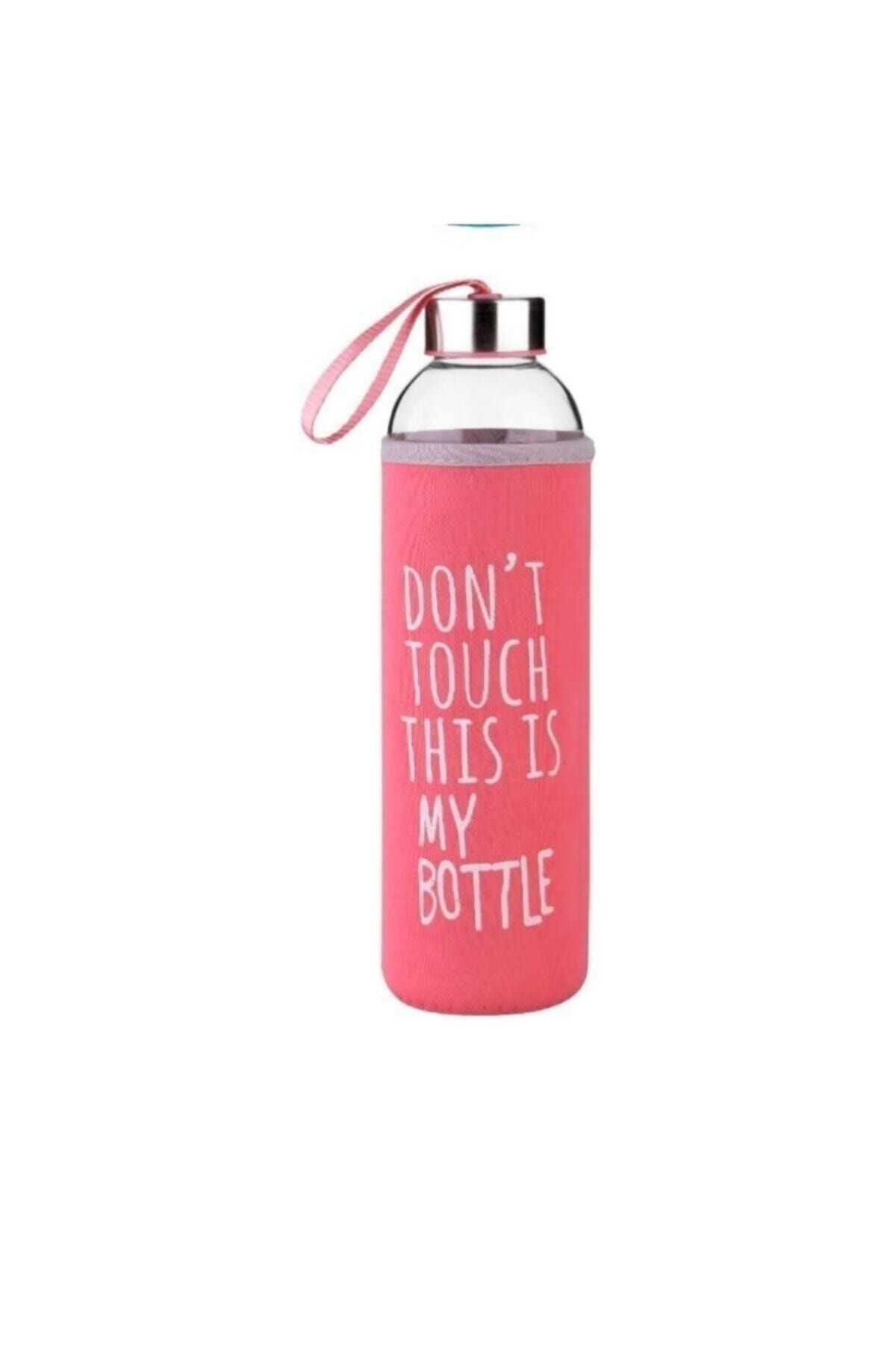 Comprox-0.5 Liter Water Bottle Glass Water Bottle - Mixed Borosilicate Powder Case, 500 ml Glass Water Bottle 3