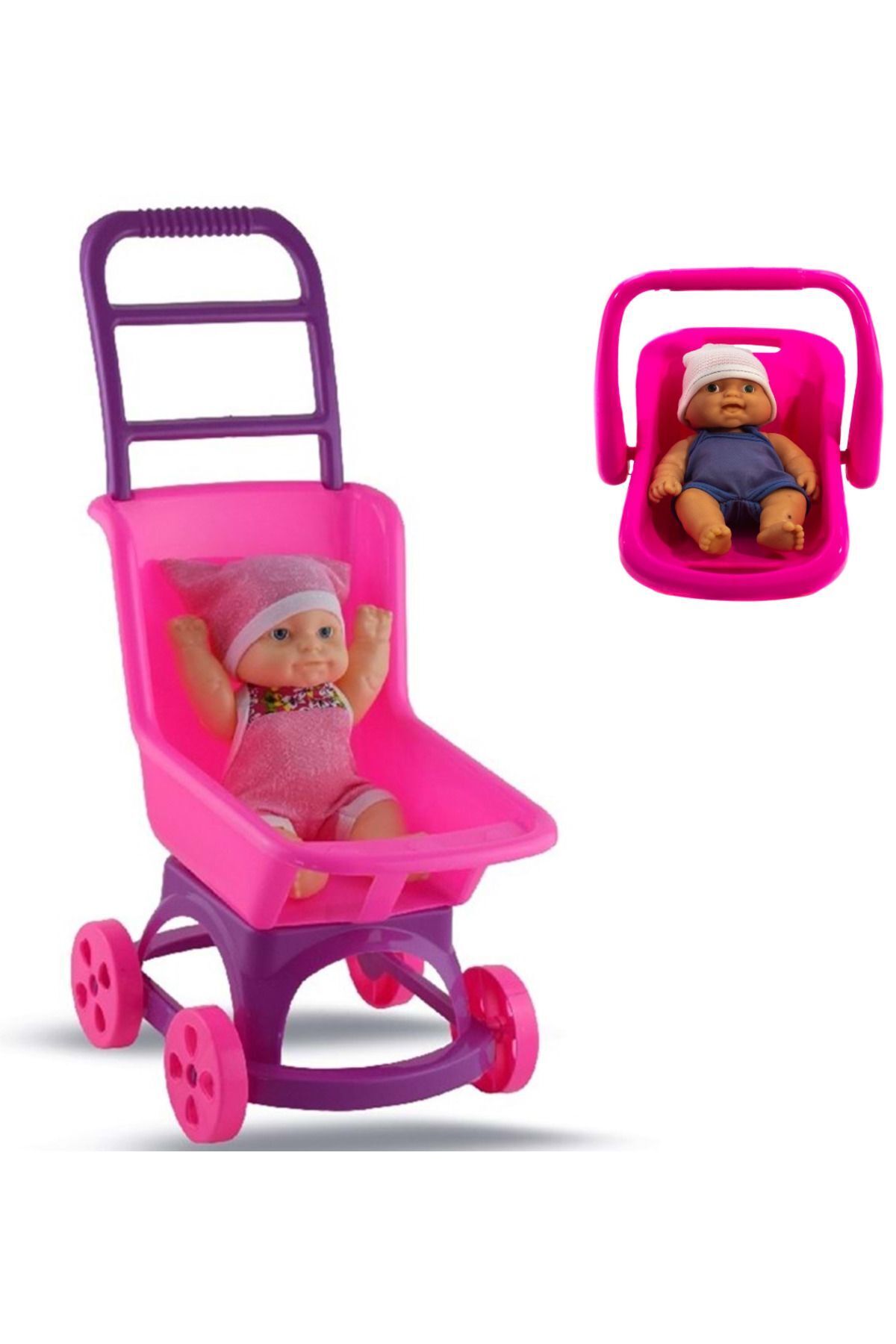 Şenver Ticaret Pusetli Et Bebek Ve Anakucağı Bebeğim Set