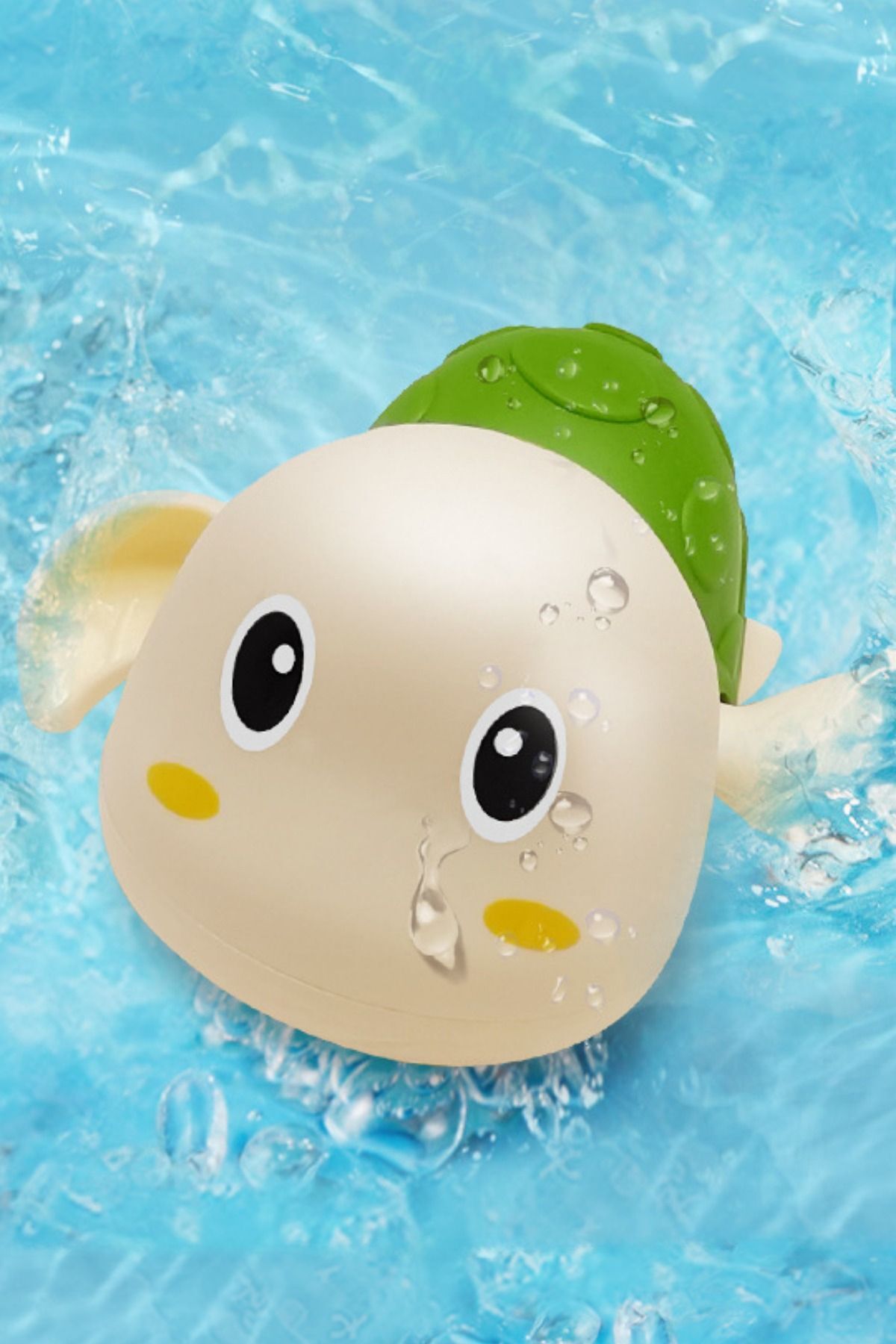 CARA CARO Kurmalı El Göz Gelişimini Destekleyen Bebek Su Oyunu Kaplumbağa Banyo Arkadaşı Suda Yüzen Oyuncak fotoğrafı 3 (önizleme)