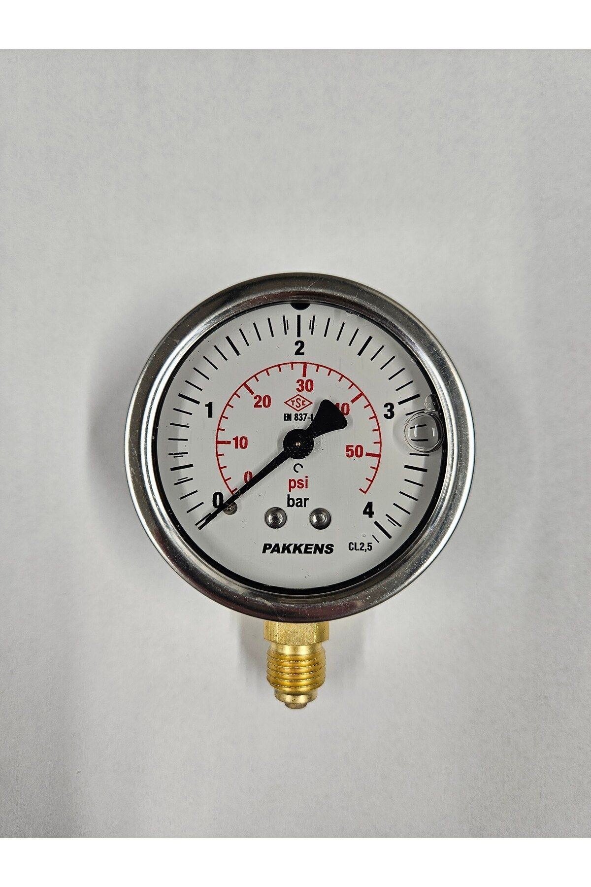 Pakkens ÇAP 63 ALTTAN 4 BAR GLİSERİNLİ MANOMETRE - PAKKENS