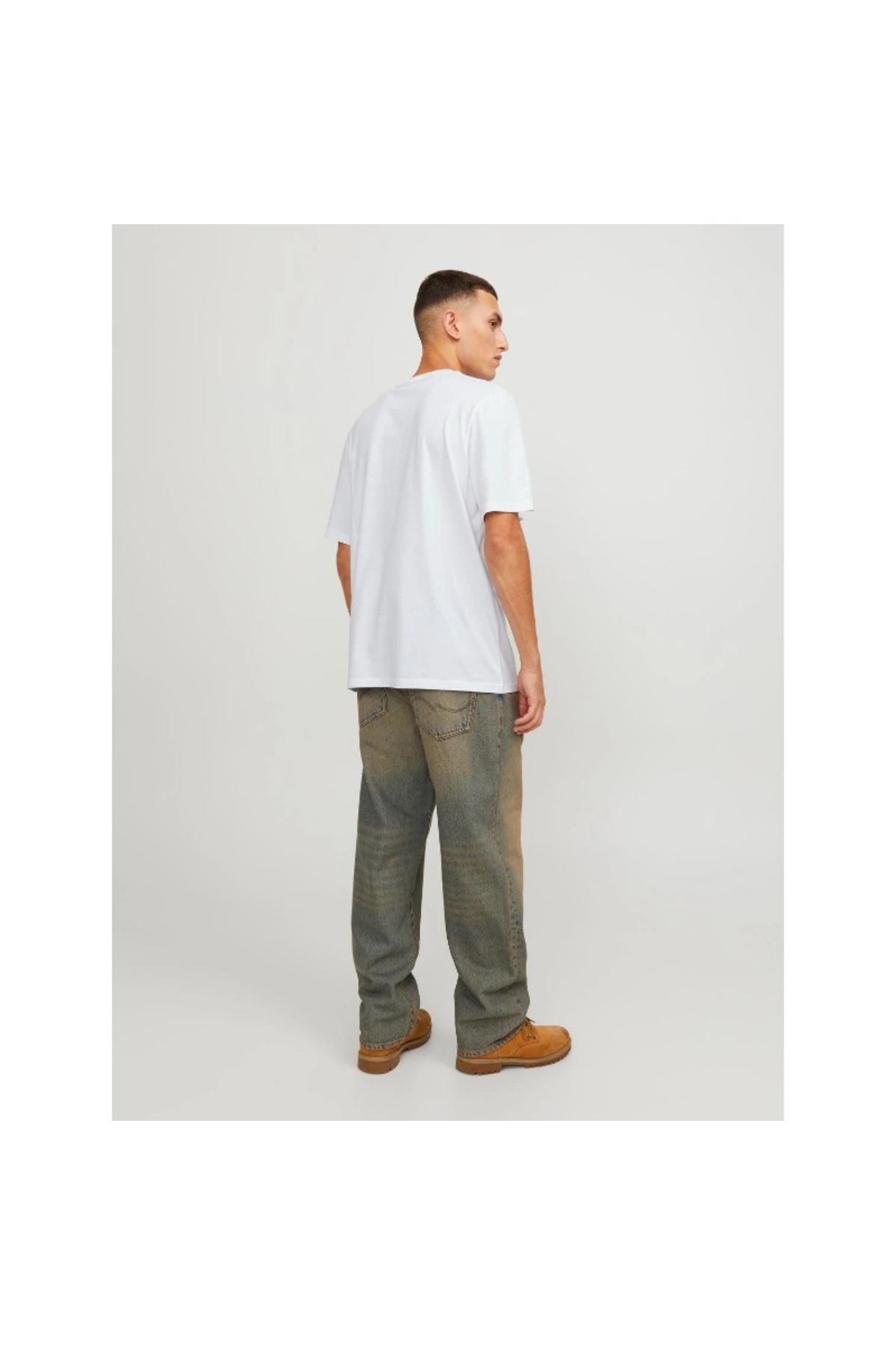 تیشرت مردانه سفید جک اند جونز | TYC9876CC2C14A5CA1 اورجینال - تصویر 2