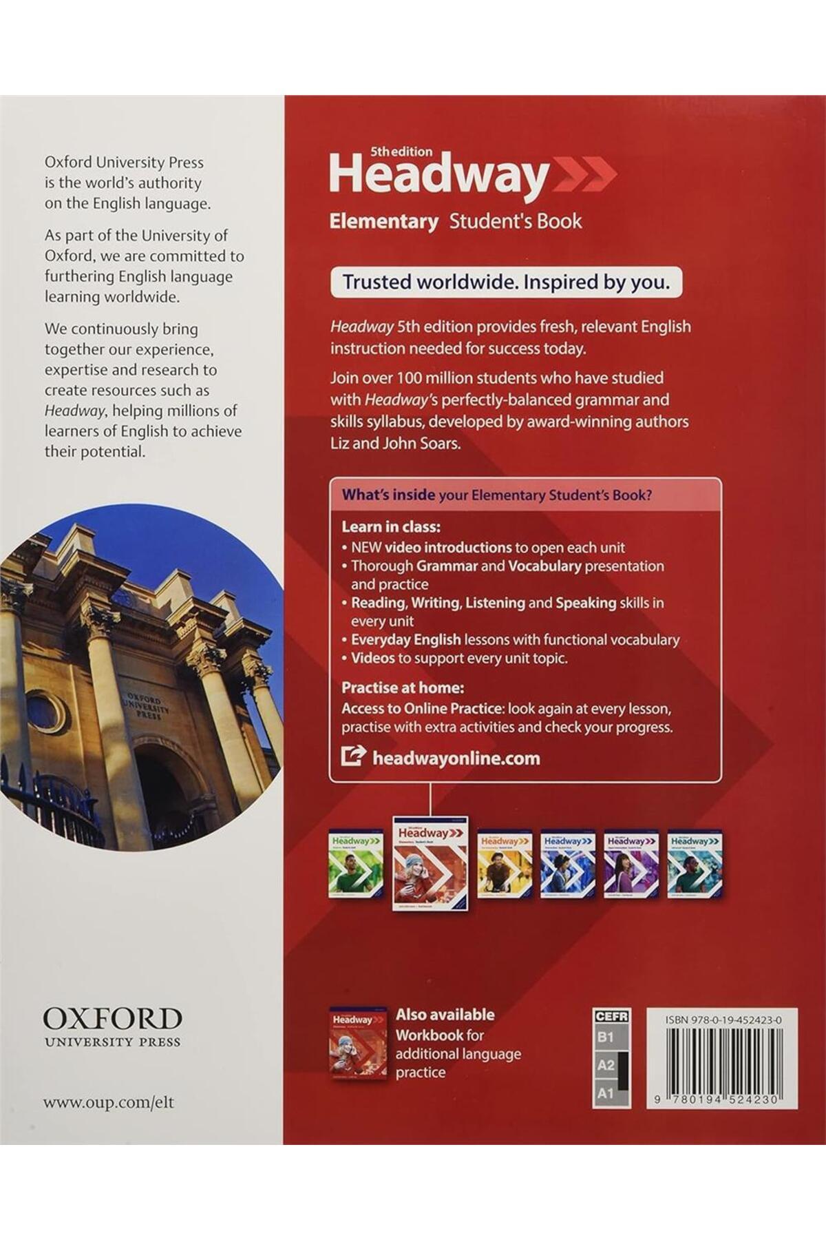 OXFORD UNIVERSITY PRESS Headway Elementary Students Book with Online ...