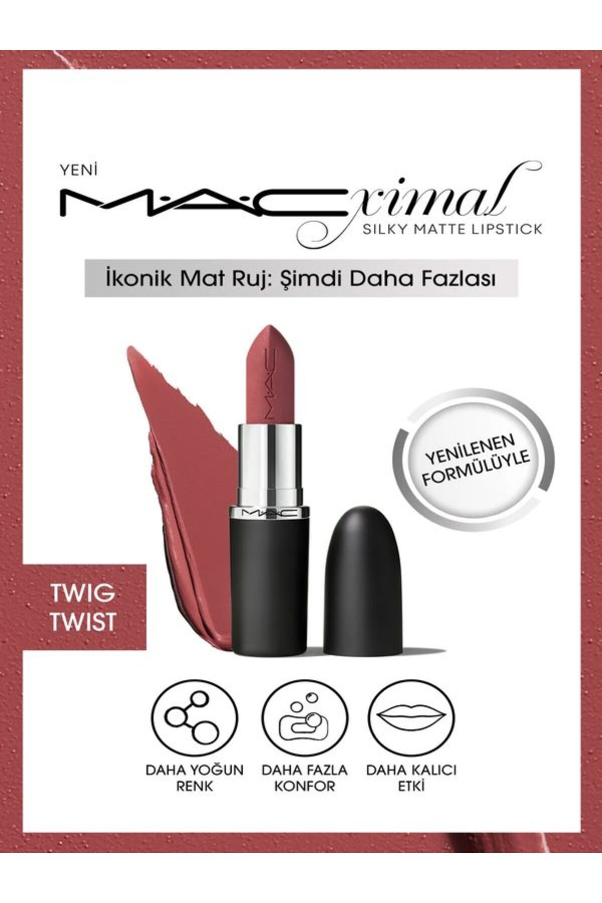 رژ لب مک MAC19
