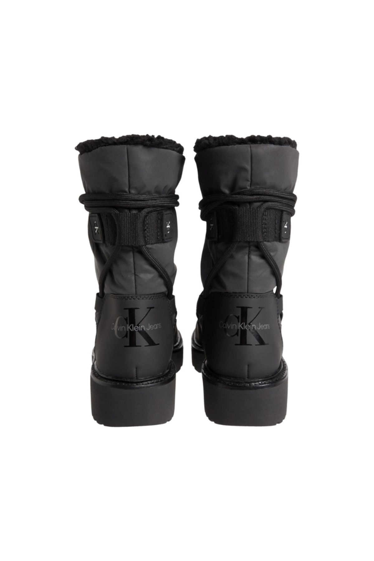 Calvin Klein-Damskie czarne trampki damskie Yw0yw00731bds-black 4