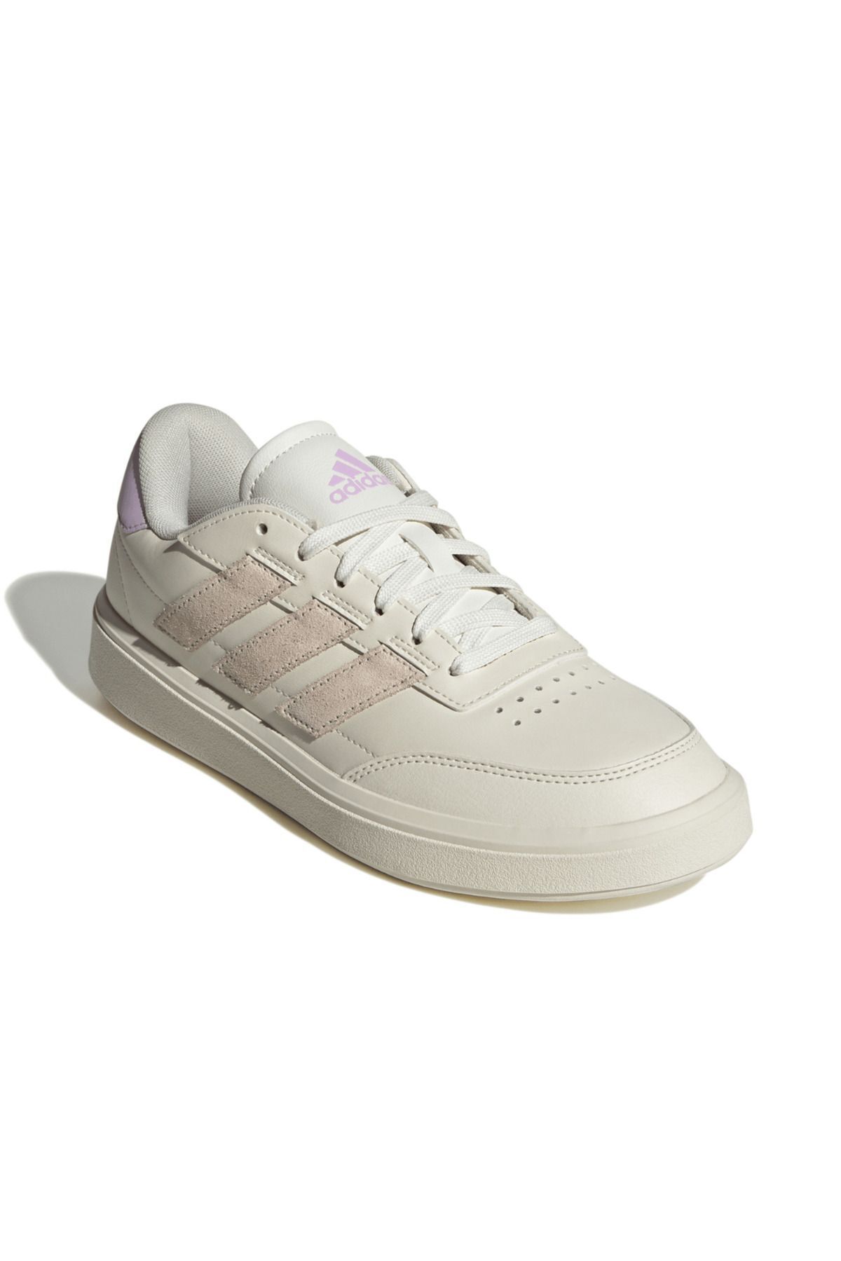 کفش تنیس کرمی زنانه CourtBlock IF6508 اورجینال adidas