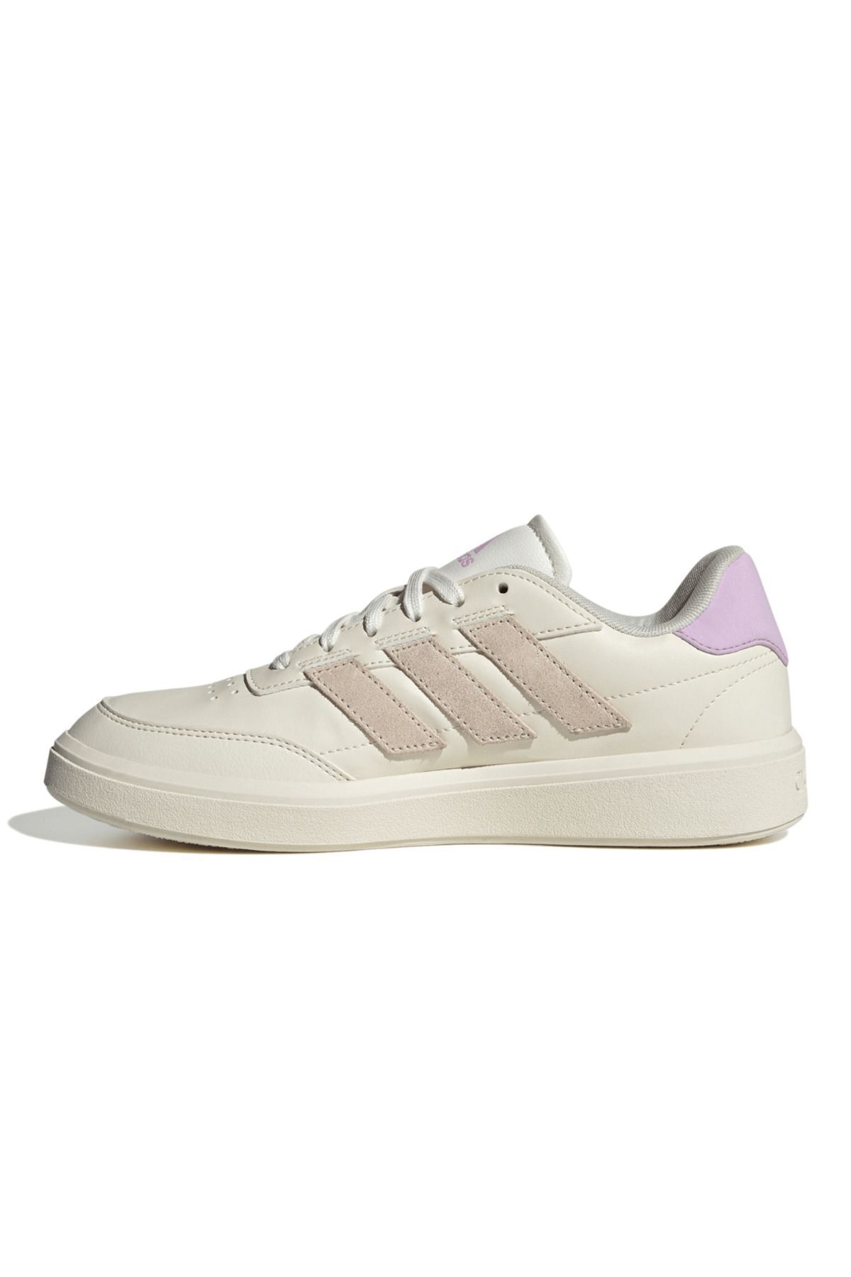 کفش تنیس کرمی زنانه CourtBlock IF6508 اورجینال adidas