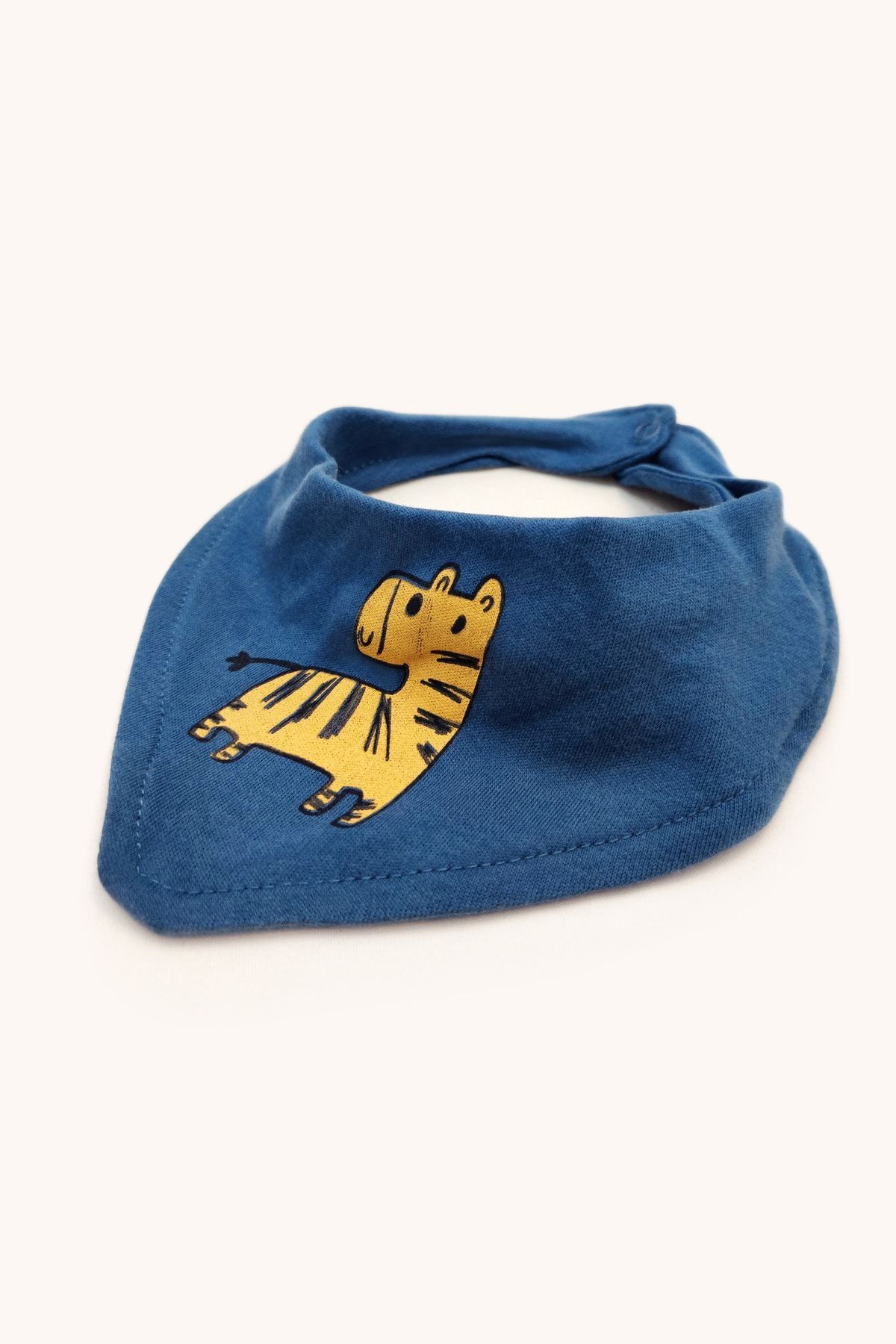 bebizu Zürafa Baskılı Şapkalı Fularlı Kendinden Patikli Pantolon 4'lü Set fotoğrafı 7 (önizleme)