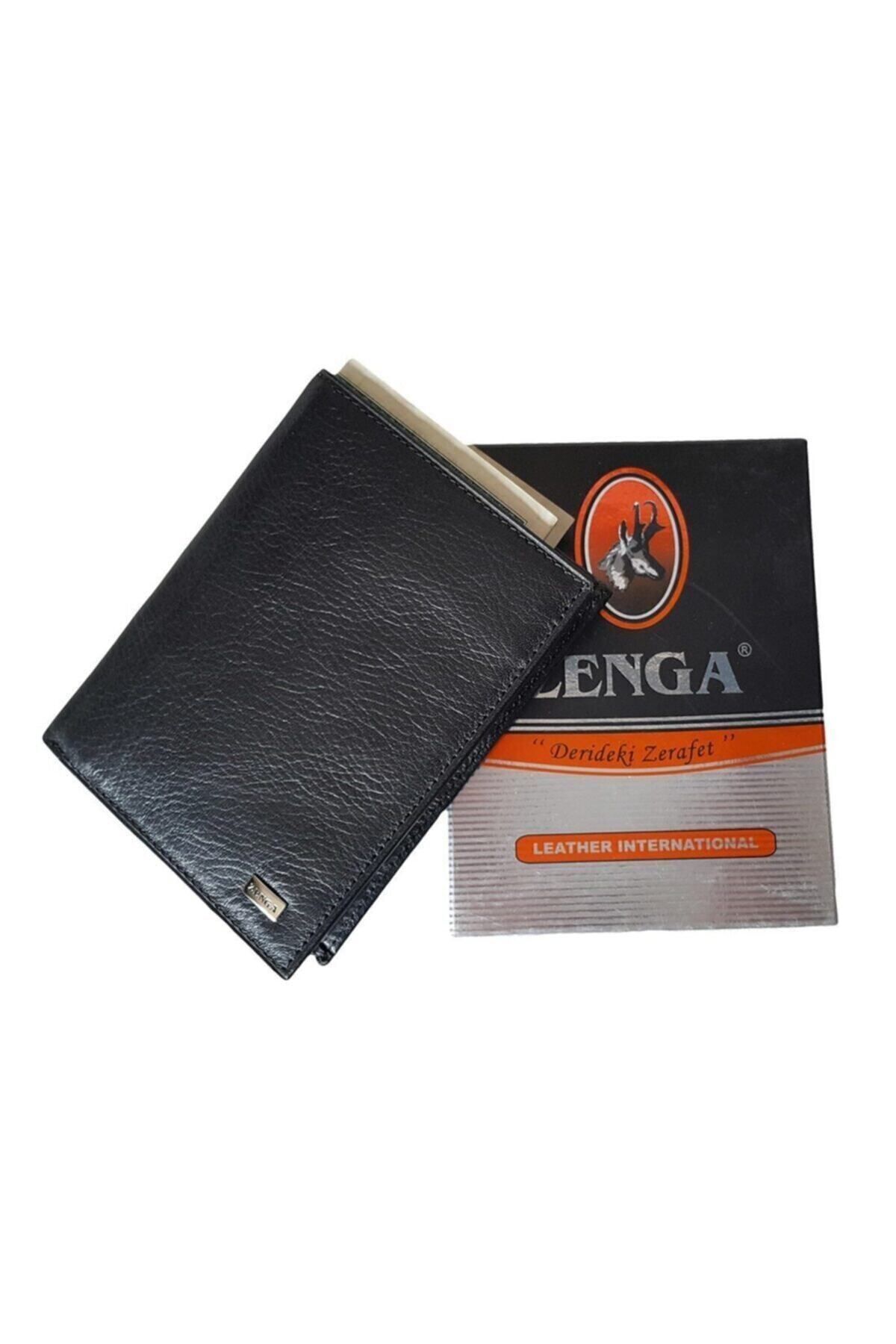 کیف پول مردانه مشکی Zenga | 708-1oto اورجینال - تصویر 2