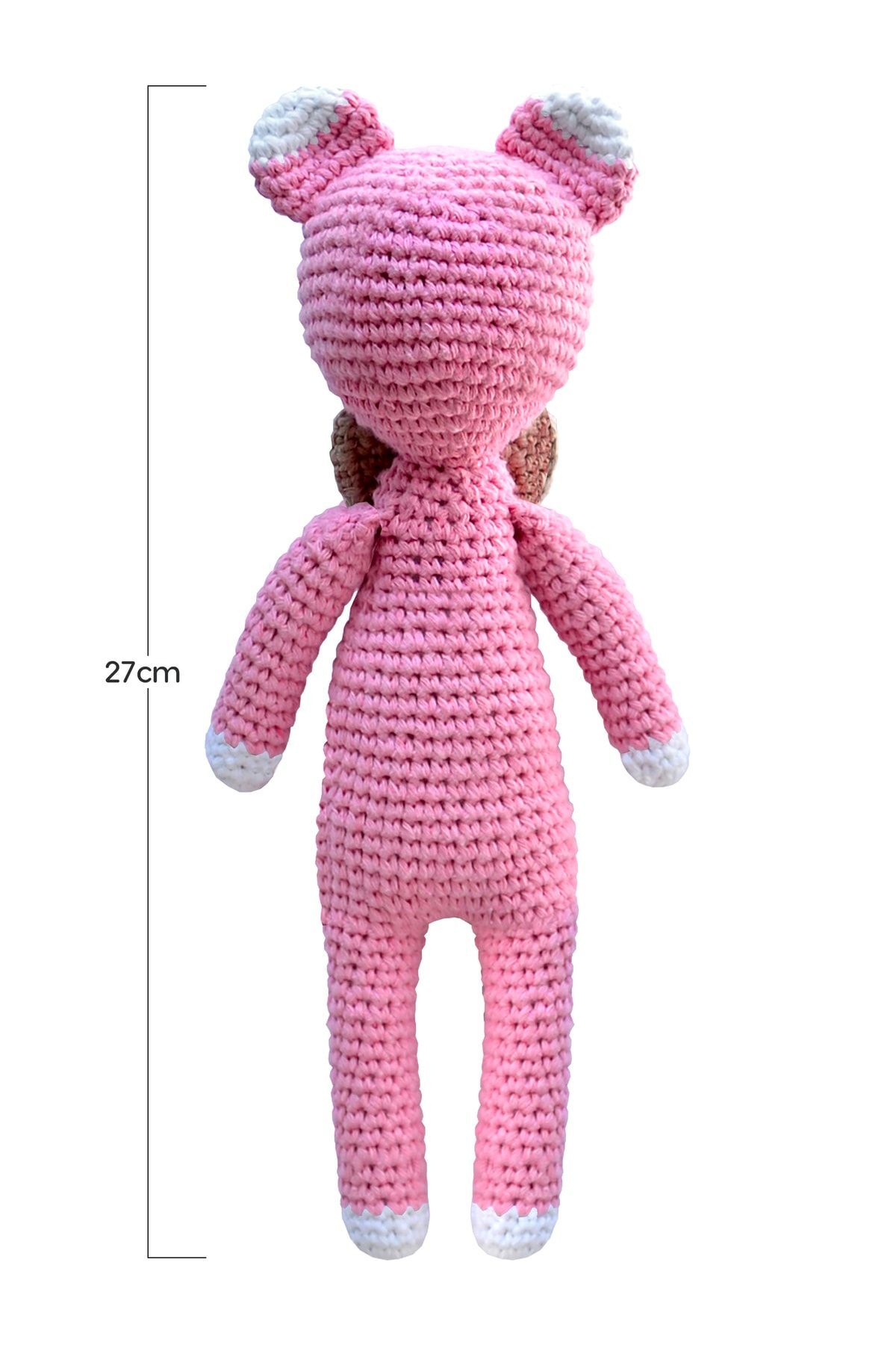 flamintoy Uyku Arkadaşı Emzik Zinciri Diş Kaşıyıcı Çıngırak Amigurumi Oyuncak Bebek fotoğrafı 3 (önizleme)