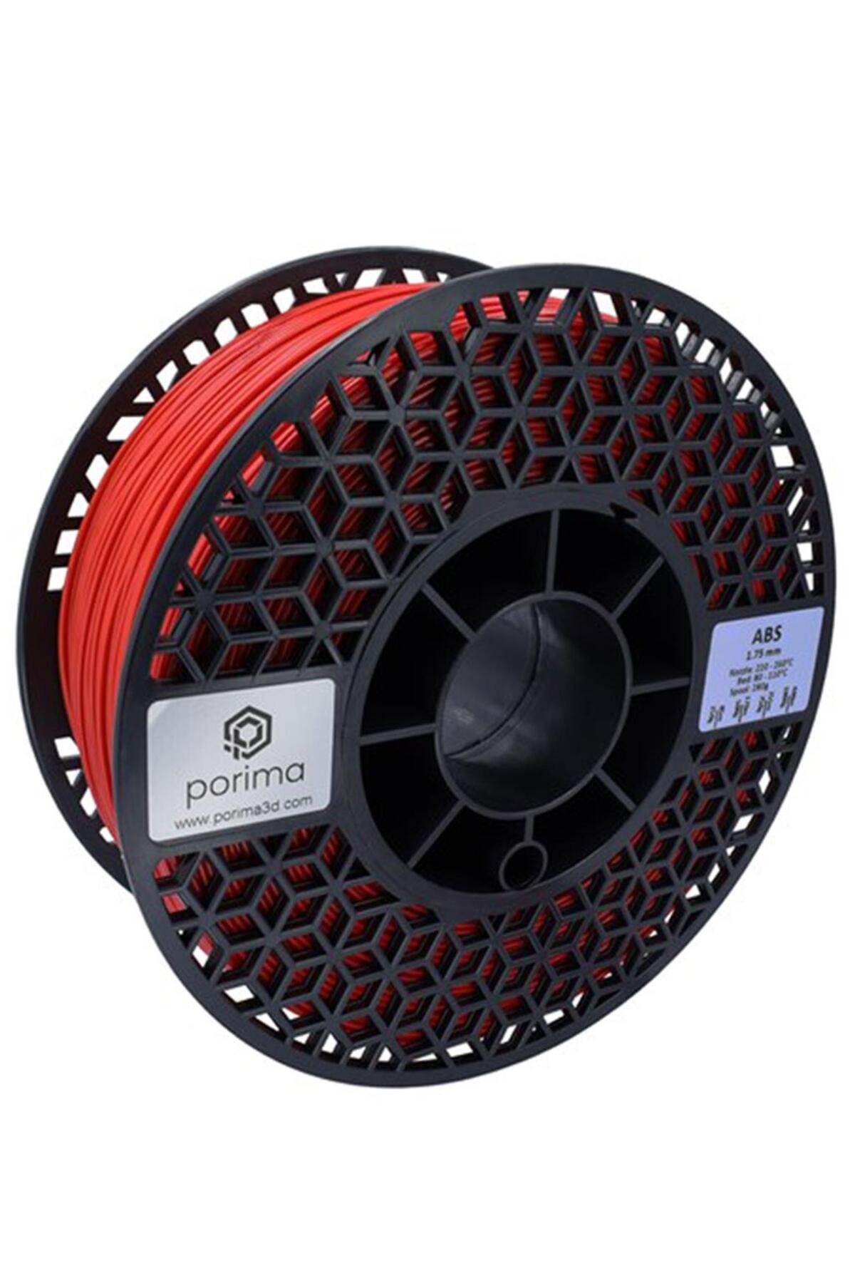Porima ABS 1.75mm Kırmızı RAL3020 Filament 1 Kg