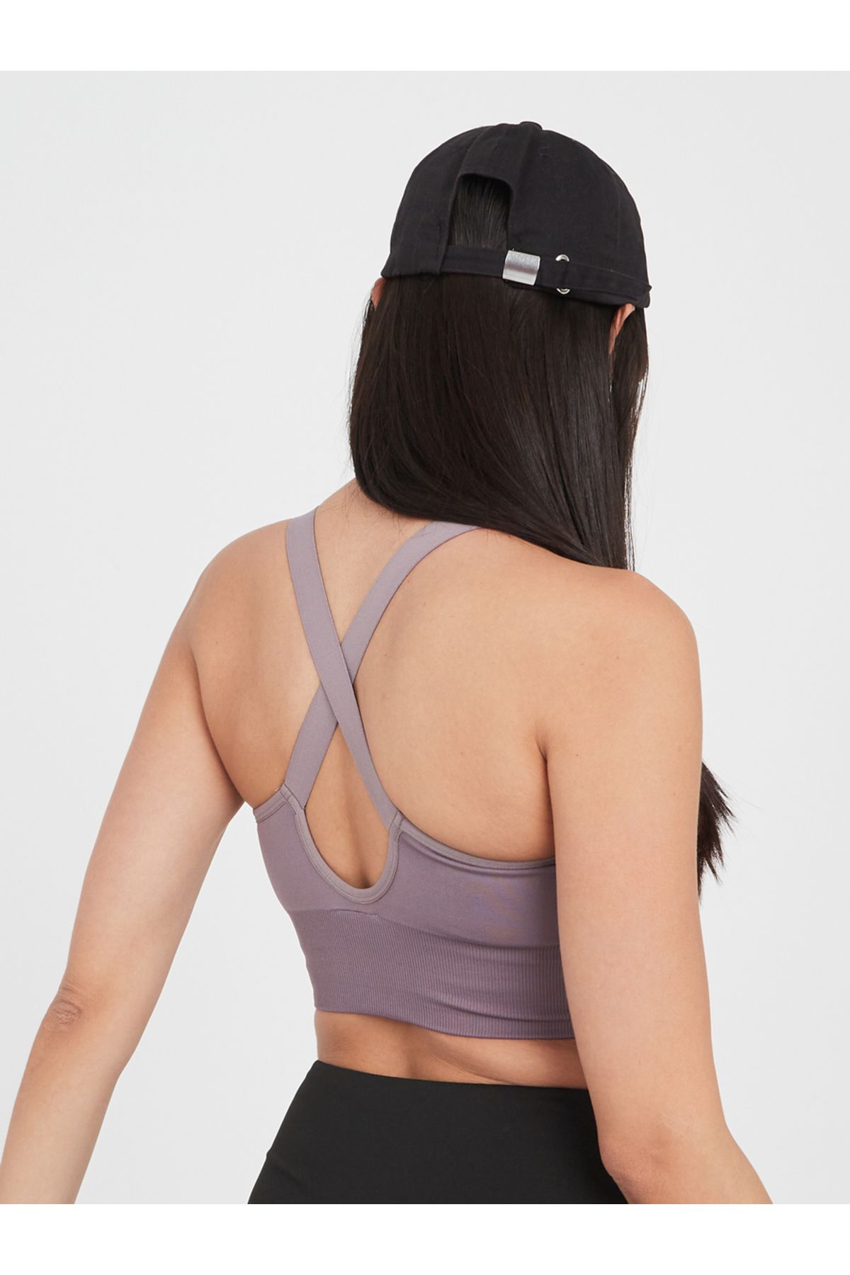 Cross back seamless bra discount