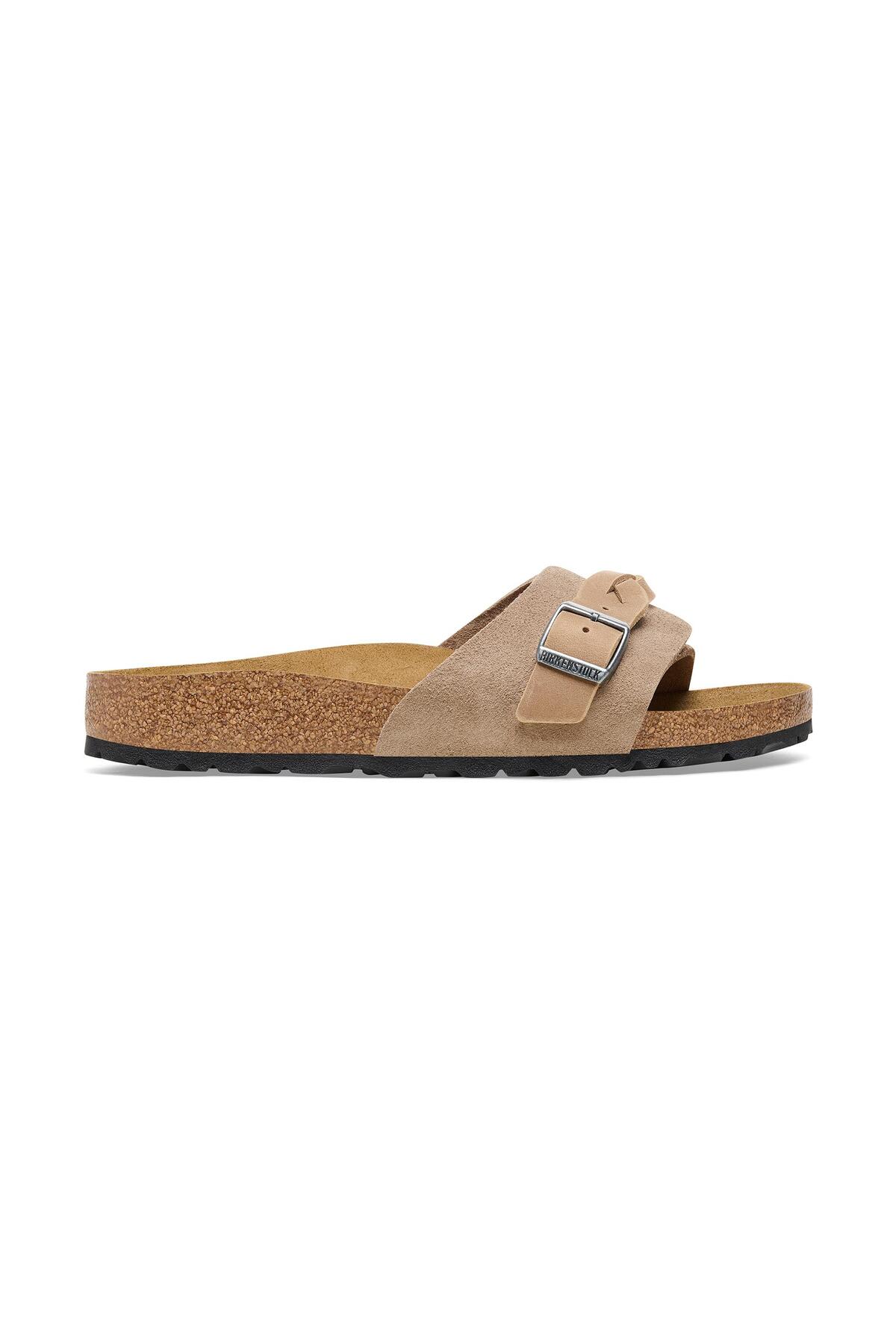 صندل بیرکن استاک زنانه  قهوه ای  راسته       | Birkenstock TYCFB4DB5AD82BF740 DE - تصویر 3
