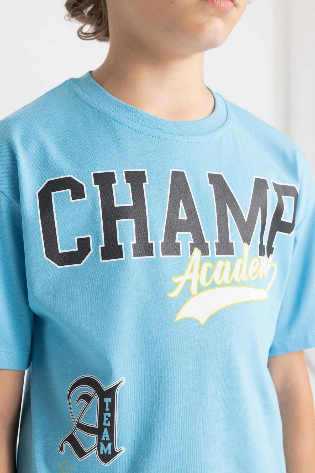 تی شرت پسرانه دفاکتو | C3899A824HS Defacto - Image 5