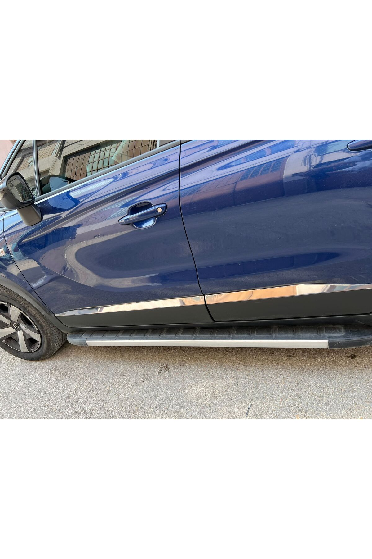 m1garage OPEL CROSSLAND X YAN KAPI ÇITASI 4 PARÇA PASLANMAZ ÇELİK
