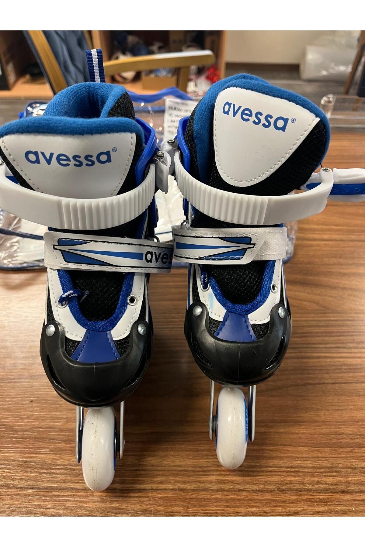 اسکیت کودک آبی دخترانه و پسرانه بچگانه بچه های پویا Avessa Blue Decathlon
