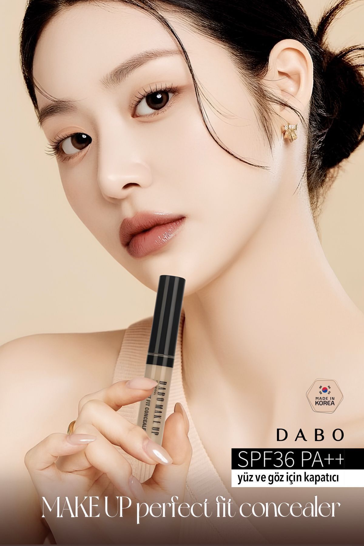 Dabo-Vanilla Beige Concealer -#21 Perfect Fit Make Up 5ml Made In Korea 5