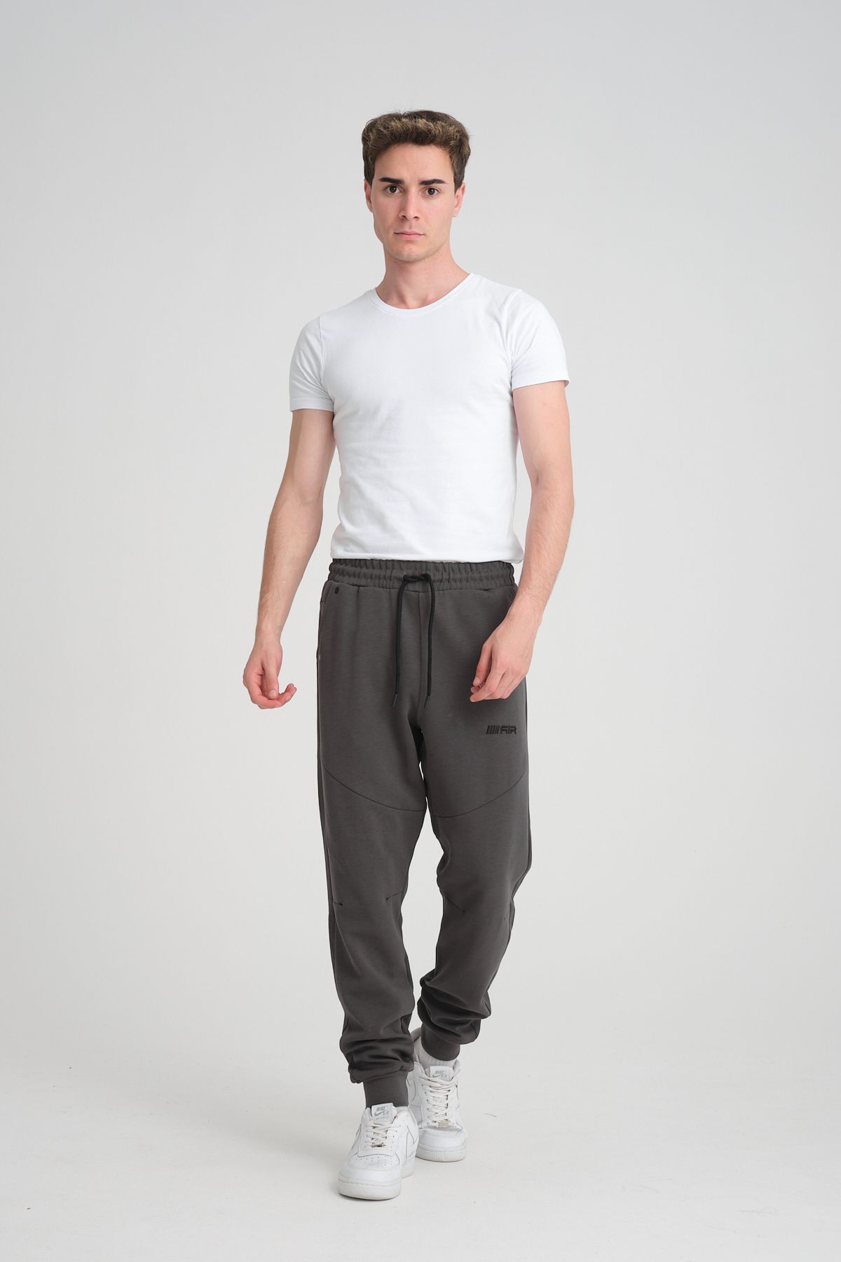 Tech Fleece Double Face Eşofman Alt Füme