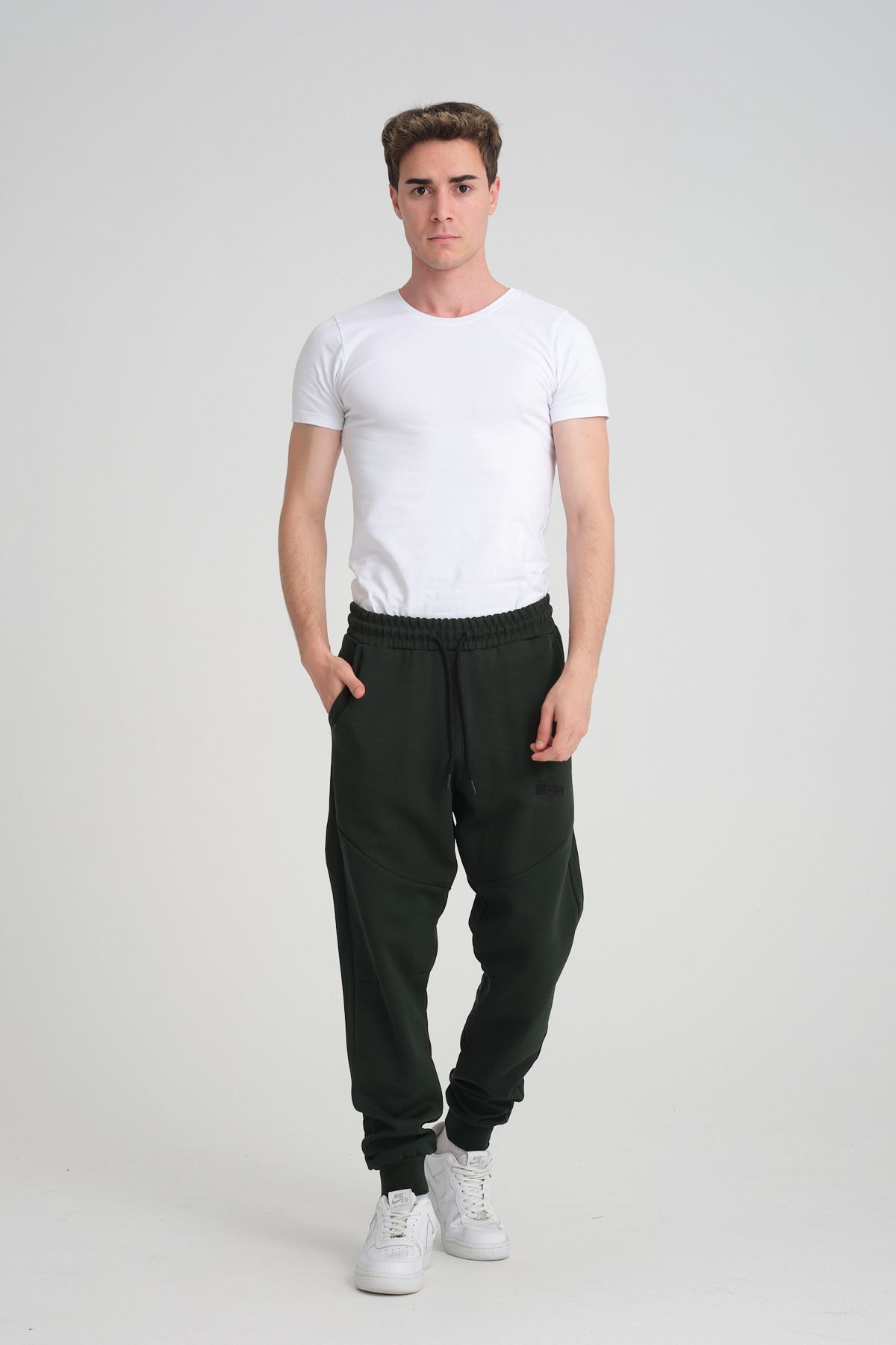 Tech Fleece Double Face Eşofman Alt Zümrüt