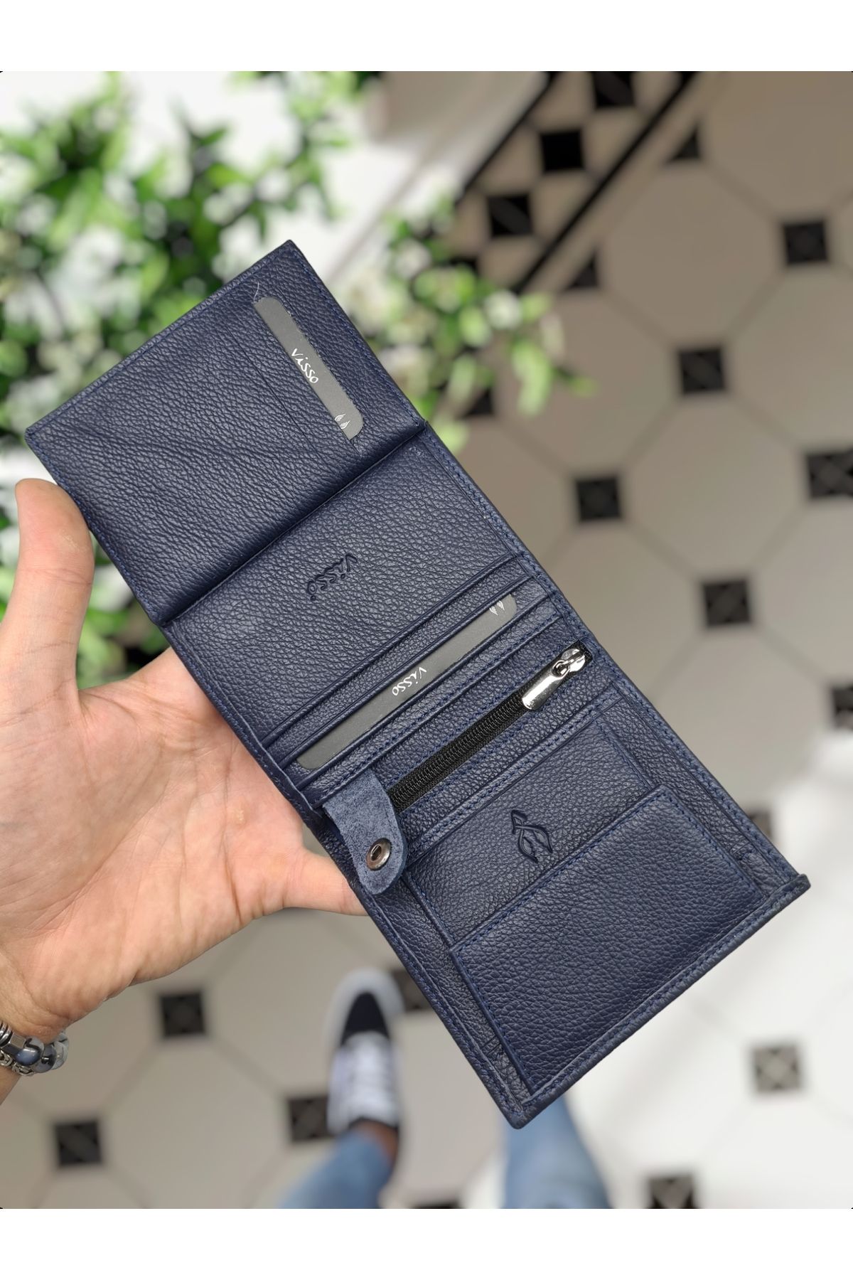 کیف پول زنانه چرم ویسو 0 111 واقعی مردانه Visso leather