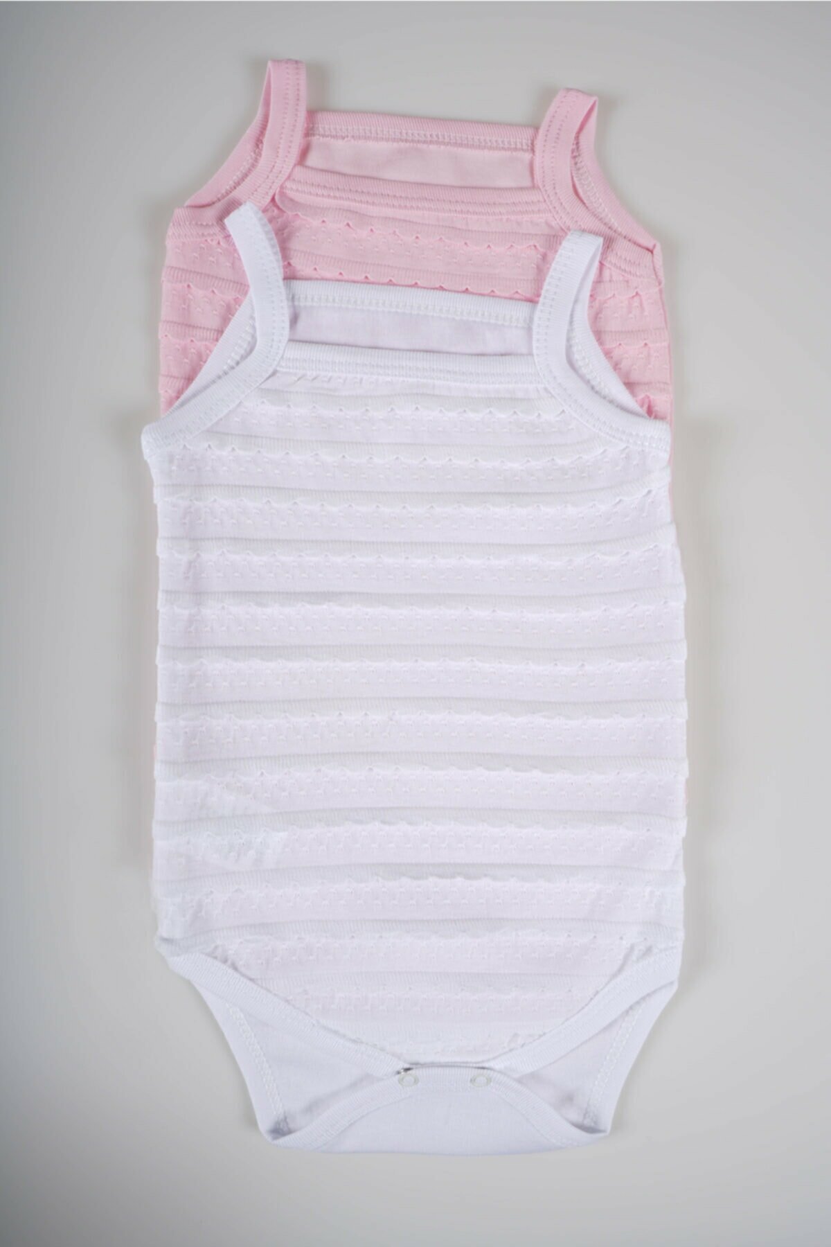 بادی نوزادی دخترانه صورتی MİNİKO KİDS | MNKKDS-0759 اورجینال - تصویر 5