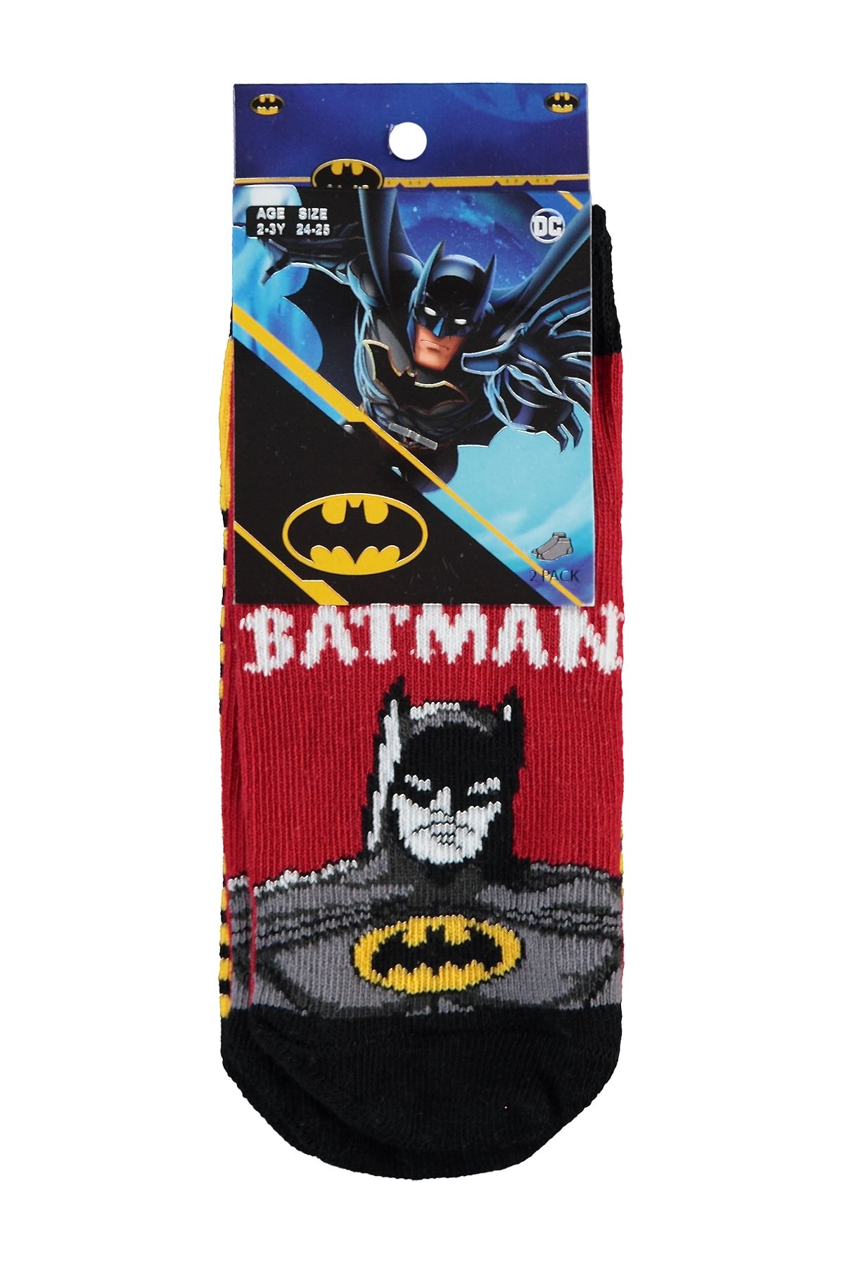 Batman Erkek Çocuk Patik Çorap 2-12 Yaş D4E07231524S1