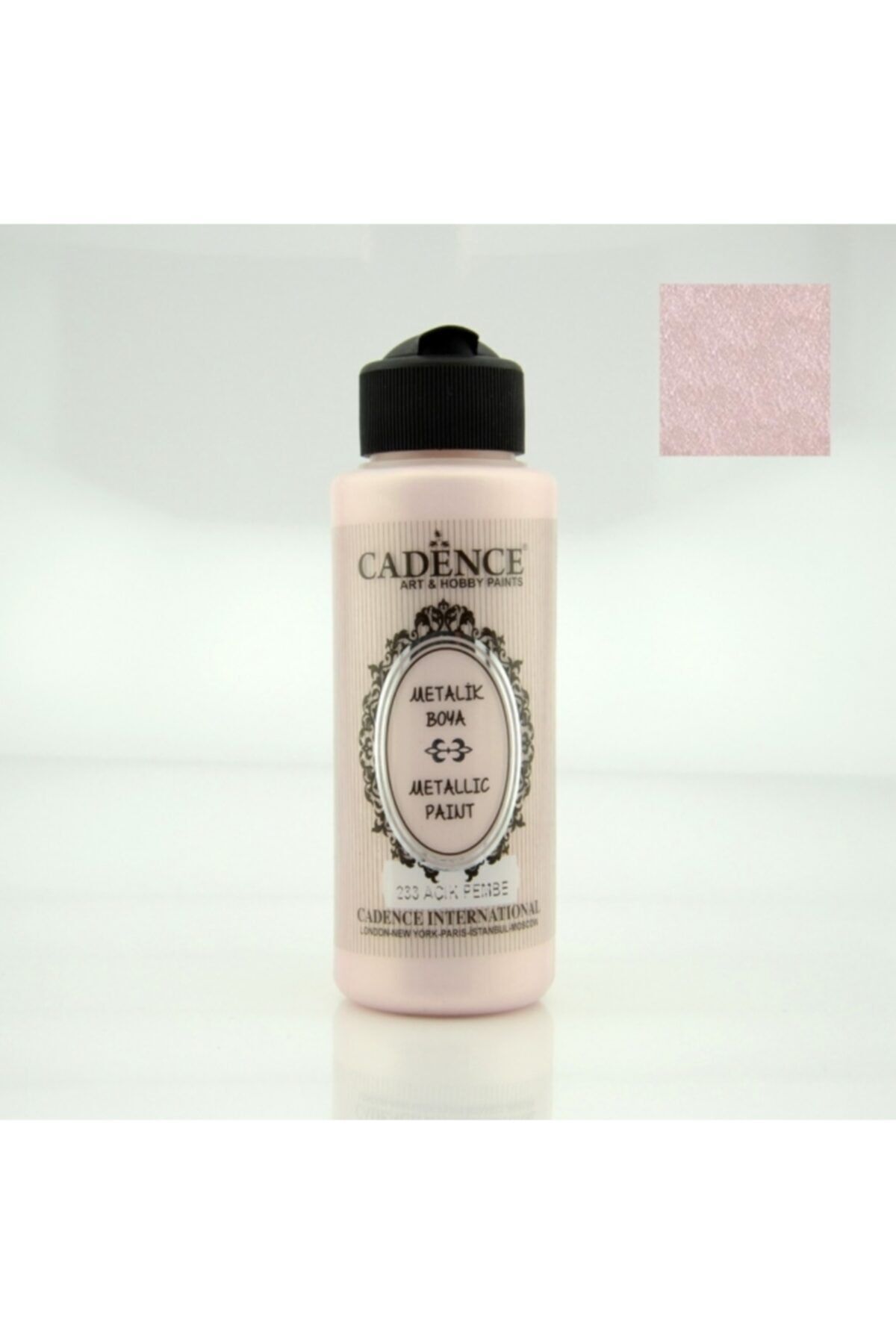Cadence Metalik Sedefli Boya 120ml.233 Açık Pembe