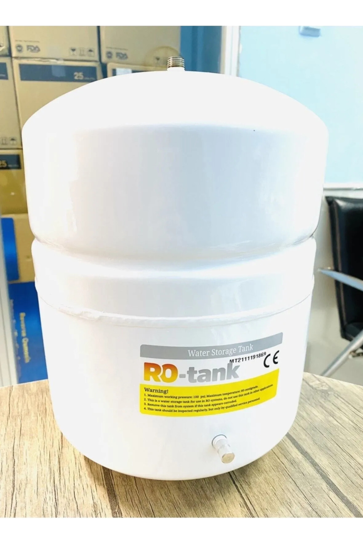 WATERBOOW 8 LİTRE ÇELİK SU ARITMA TANKI RO