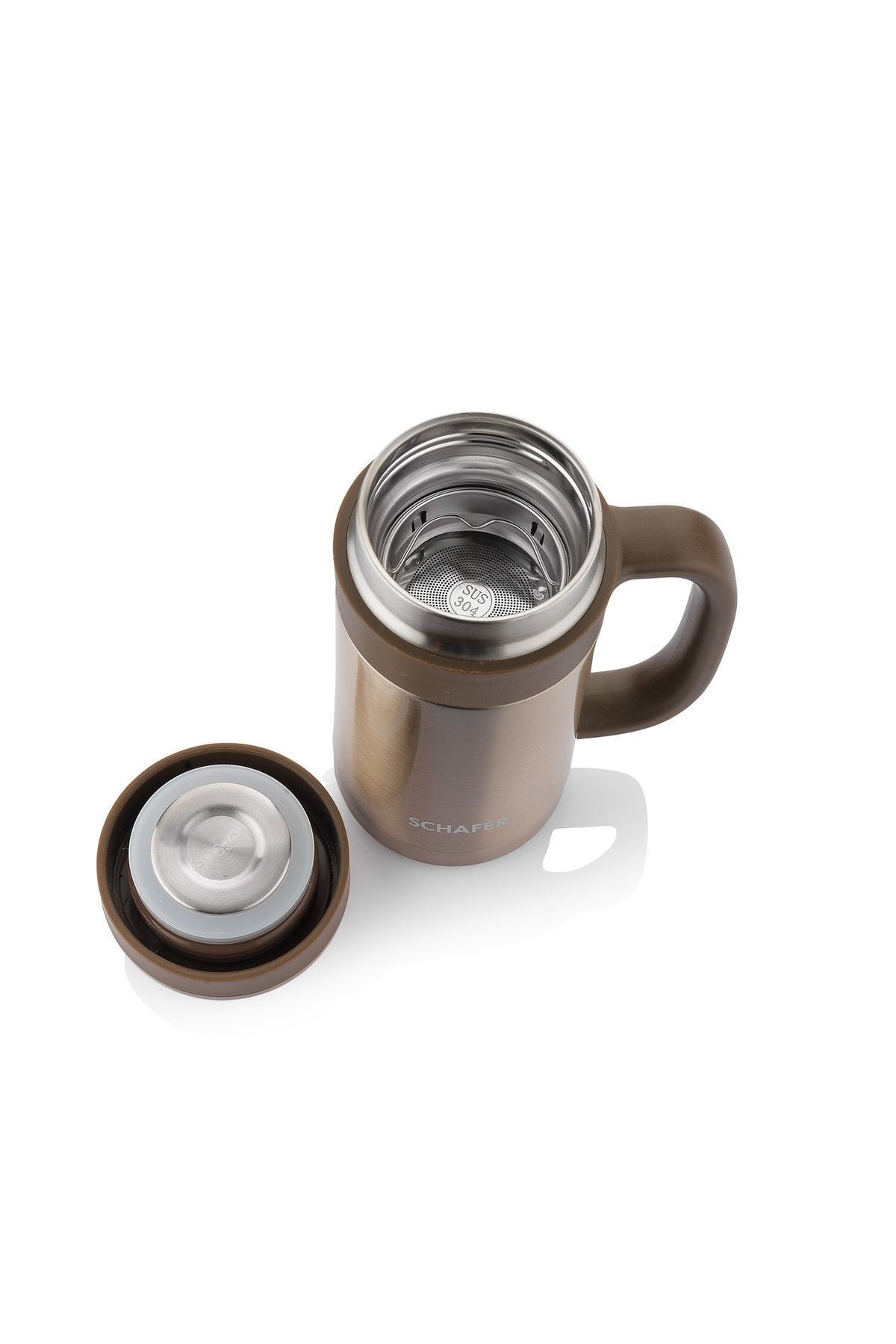 فلاسک طلایی Iron Man Cup Thermos 450 میل. Schafer