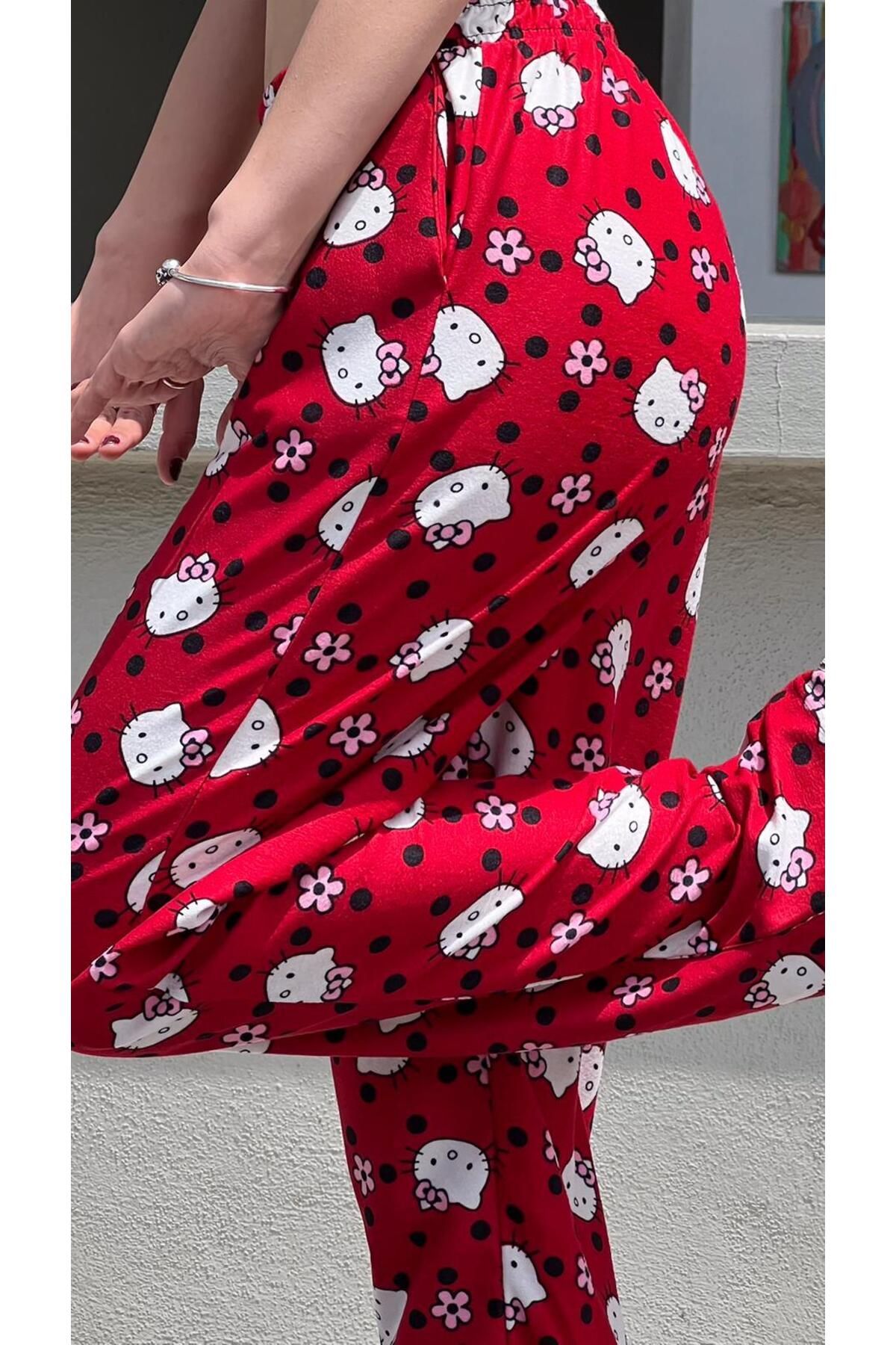 Touz Moda-Hello Kitty Patterned Sweatpants 3