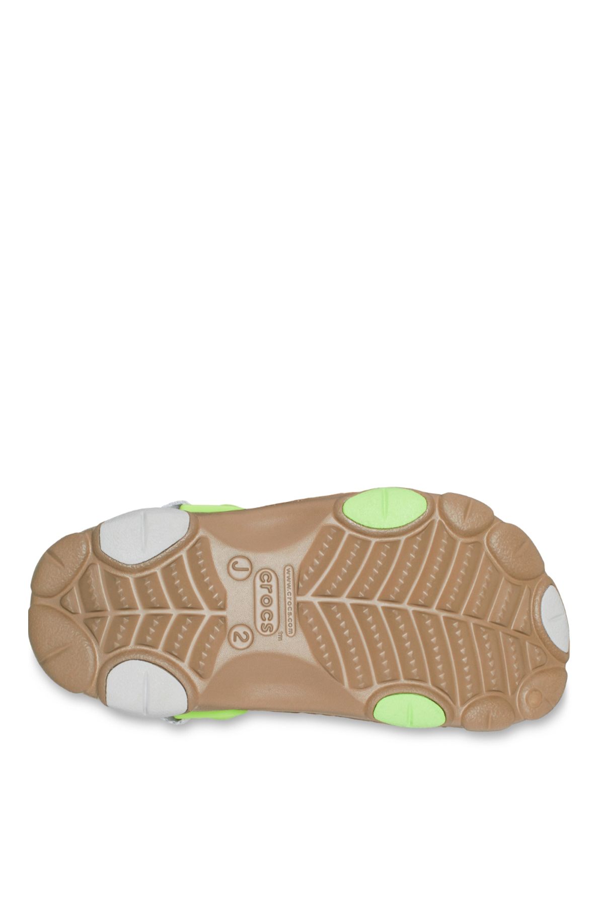 دمپایی مدل All Terrain Sabo از برند کراکس با طراحی بسیار راحت و رنگ خاکی Crocs