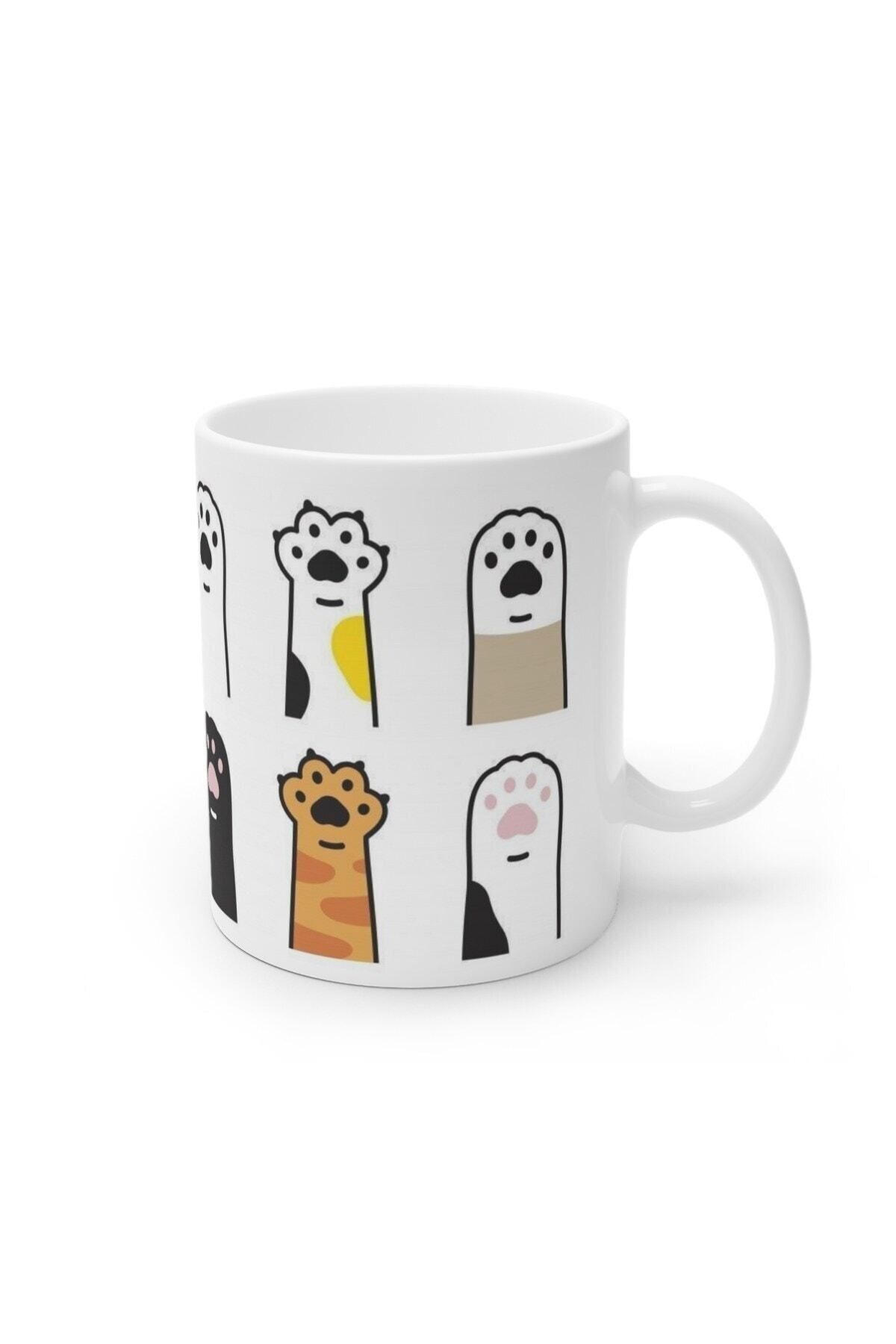 LikyaDükkan-Cat Paws Cat Paws Mug 3